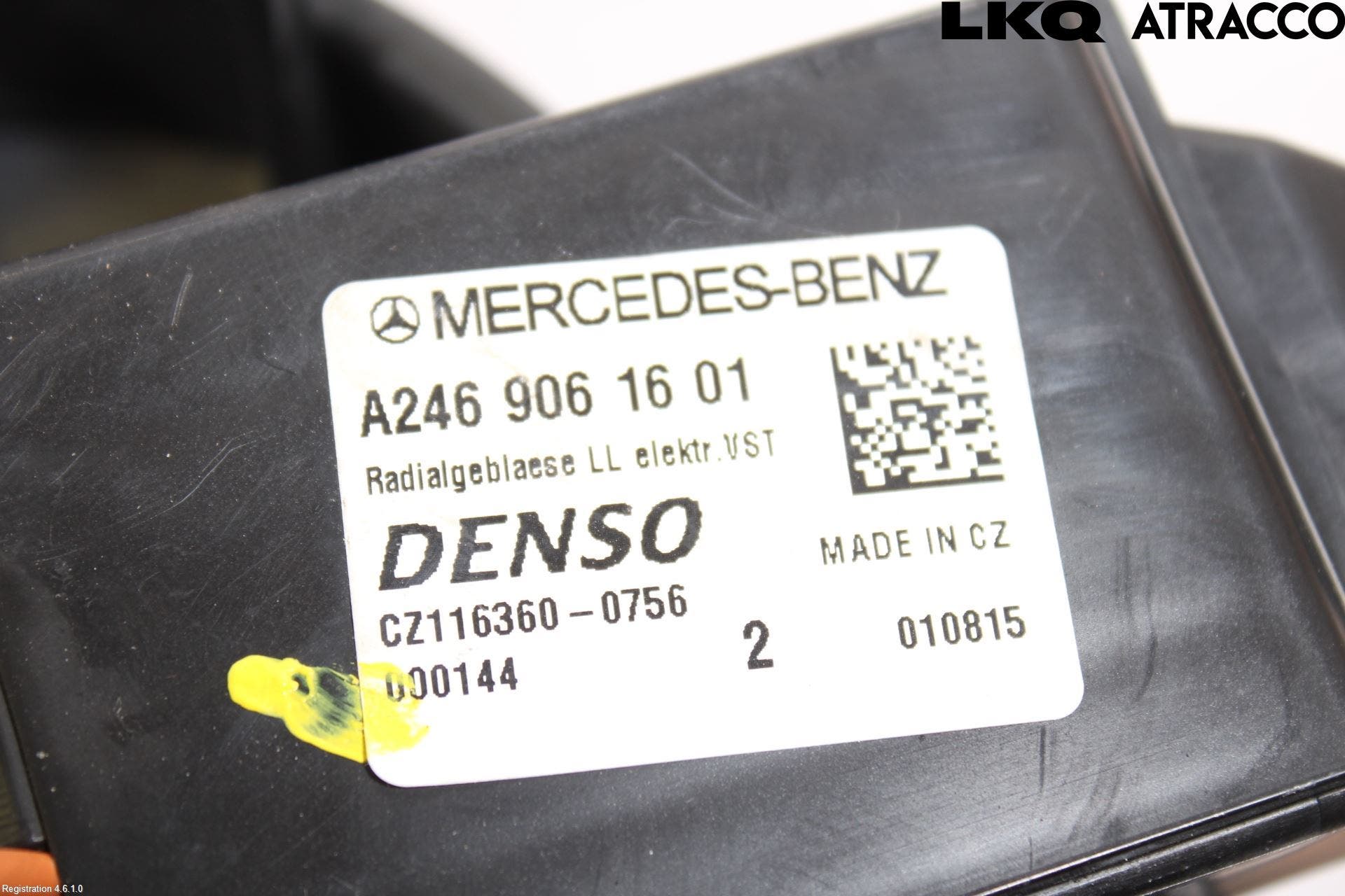 Mercedes-Benz MB CLA-KLASS (C117/X117) 13-19 Värmefläkt