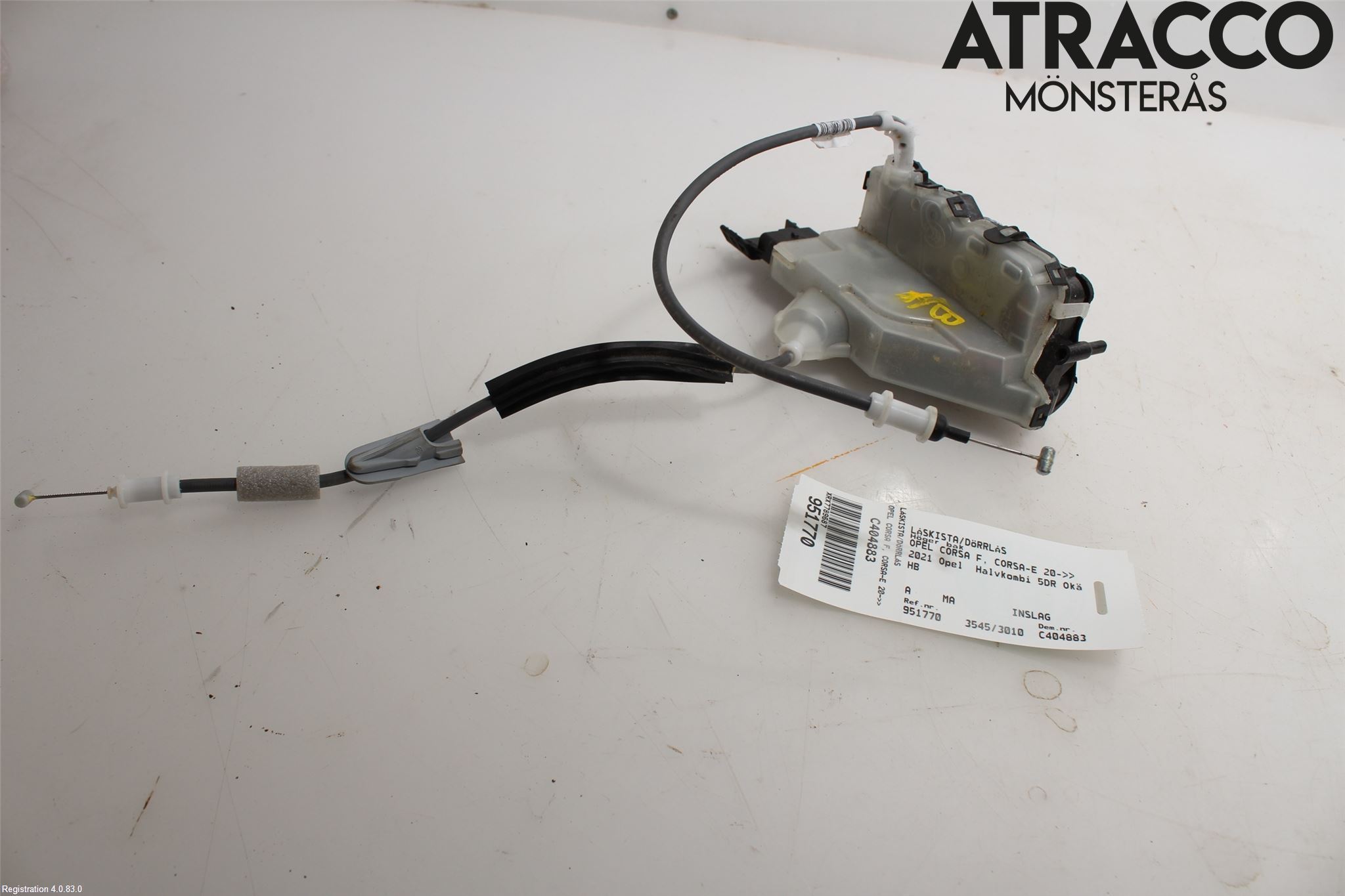 Opel CORSA F, CORSA-E 20- Låskista-Dörrlås