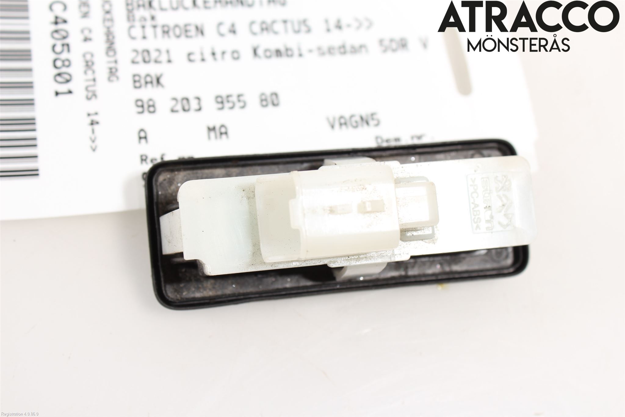 Citroen C4/E-C4 C4X/E-C4X III 21- Bakluckehandtag