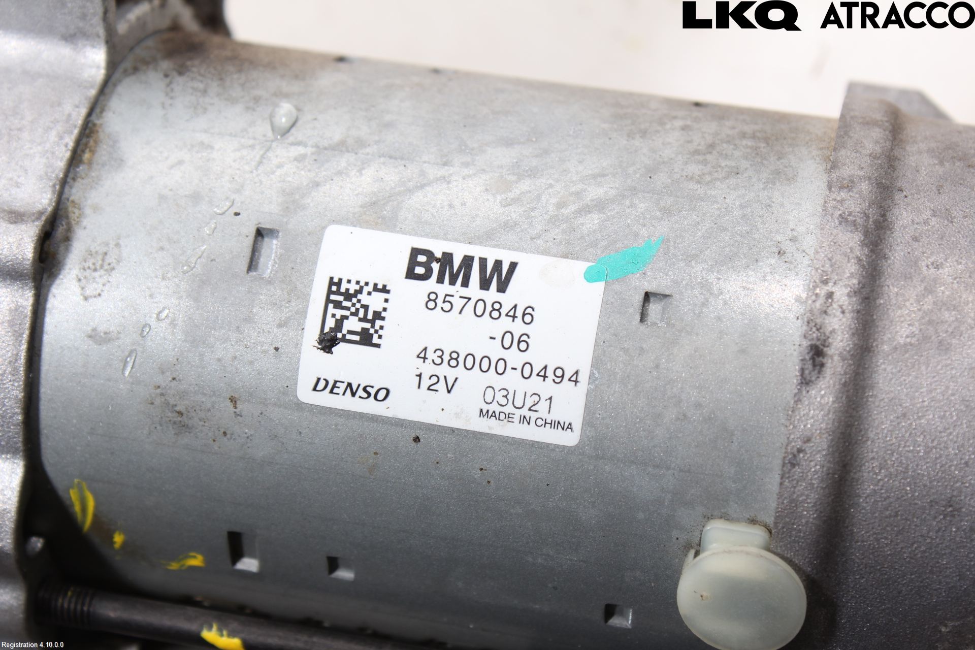 BMW 3 GT F34 13-19 Startmotor Diesel