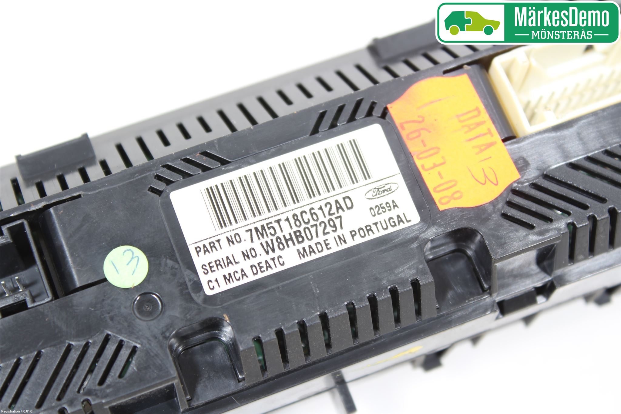 Ford FOCUS C-MAX I 07-10 Ac Styrenhet Ac Manöveren