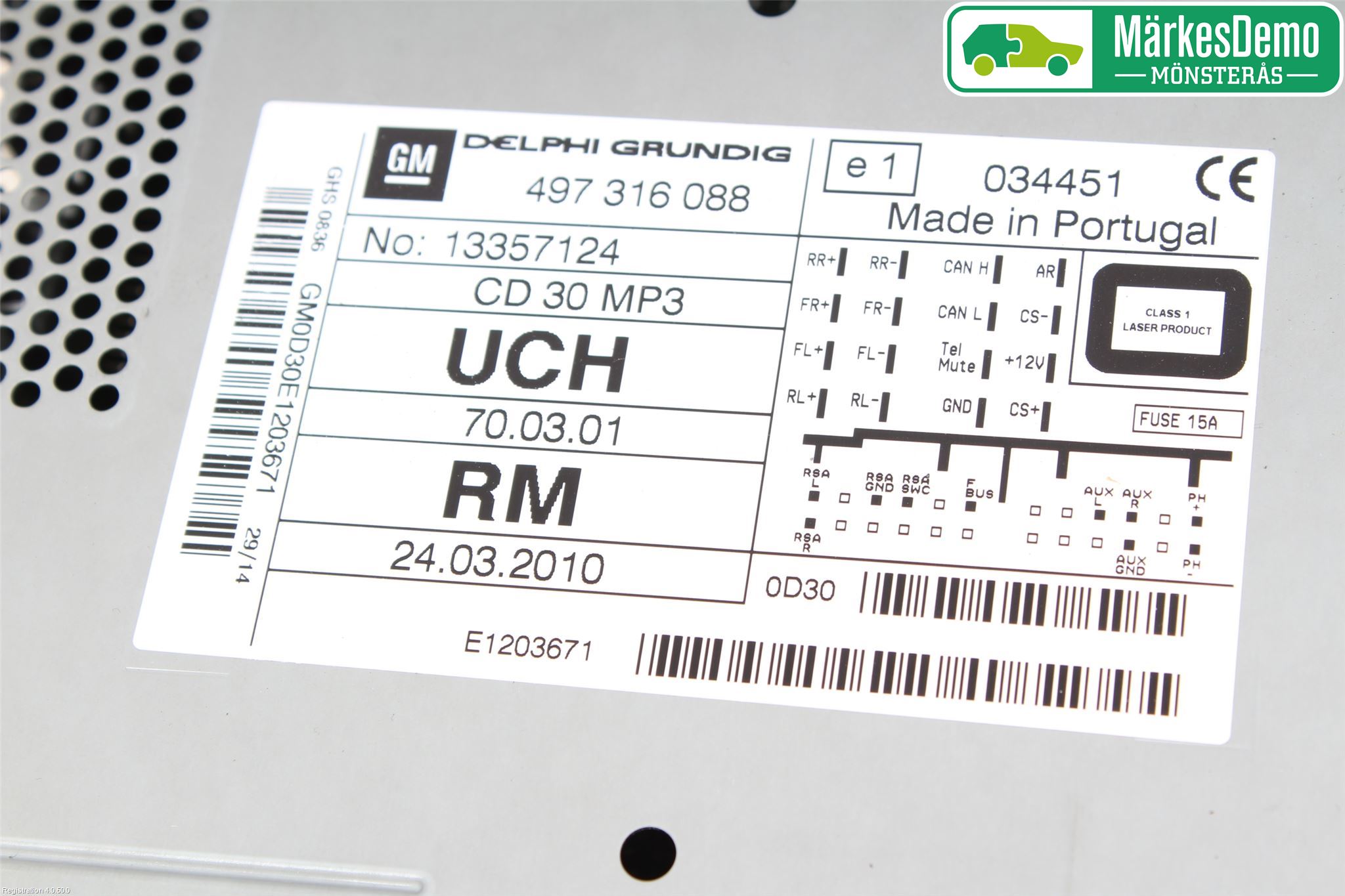 Opel CORSA D 07-14 Radio