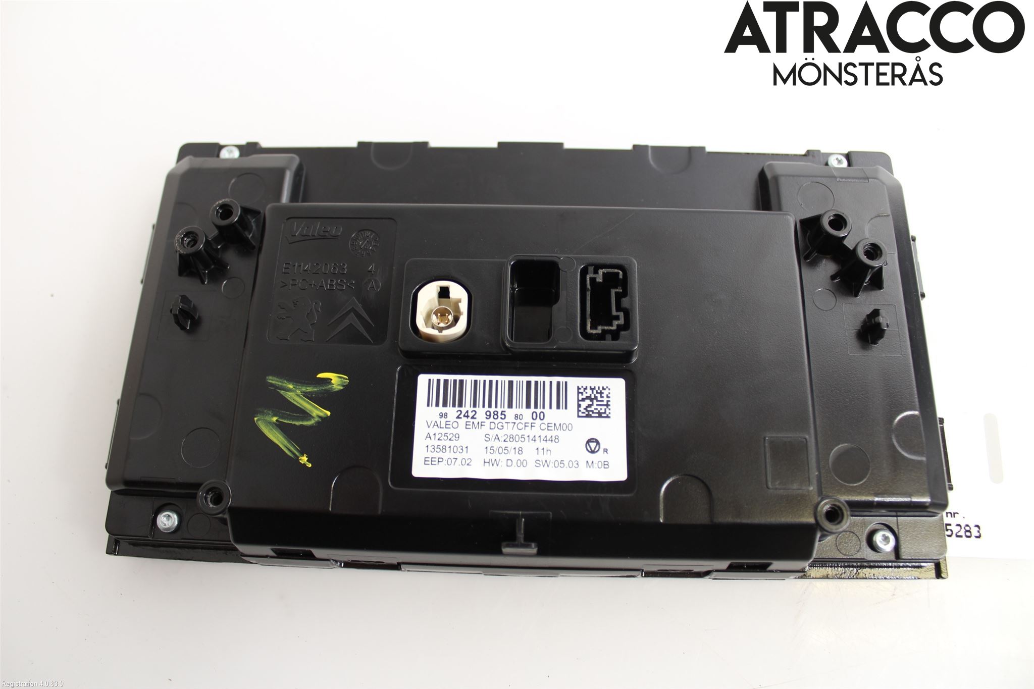 Peugeot 308 14-21 Multifunktionsdisplay