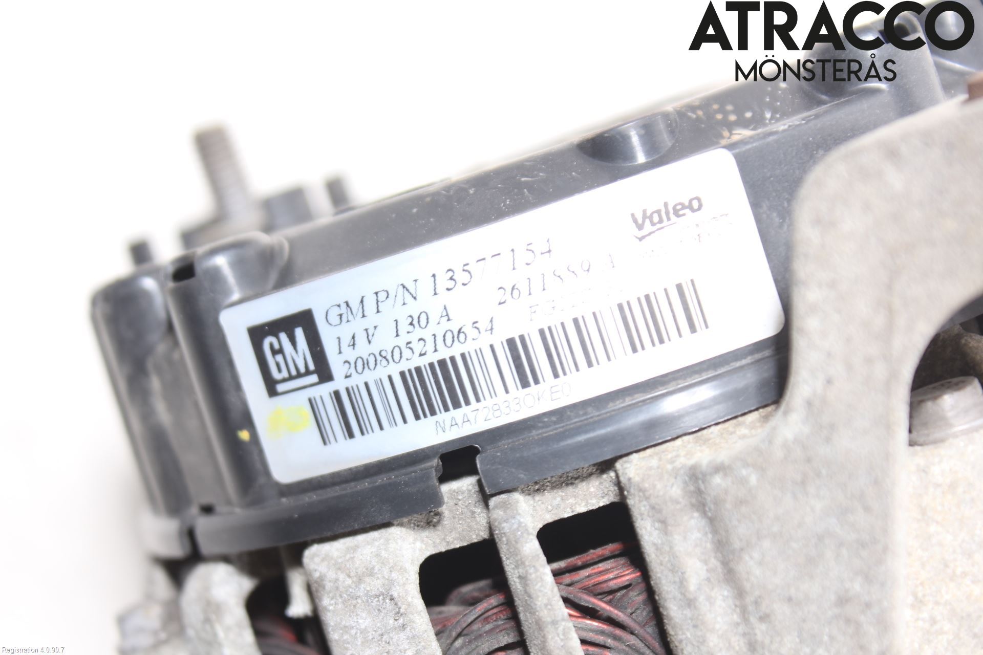 Opel ASTRA J 10-15 Generator