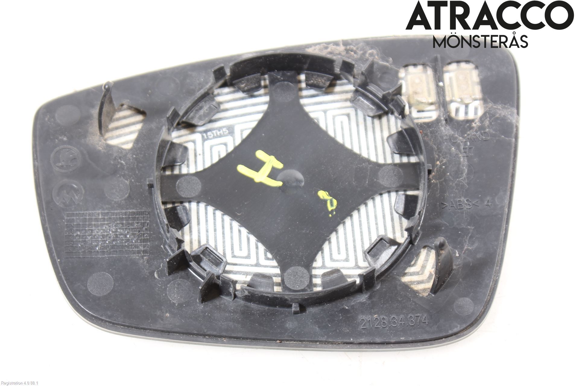 Skoda RAPID Spegelglas Hö