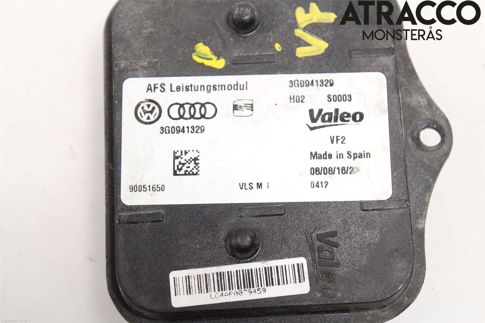 Volkswagen VW PASSAT 15-19 Styrenhet Strålkastare