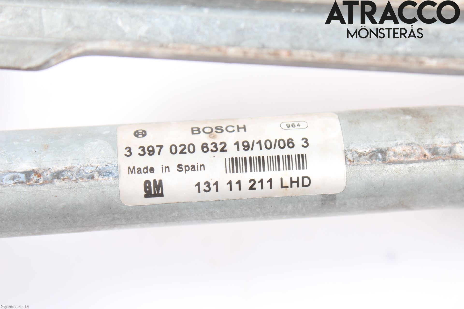 Opel ASTRA H 04-12 Torkarmotor Vindruta