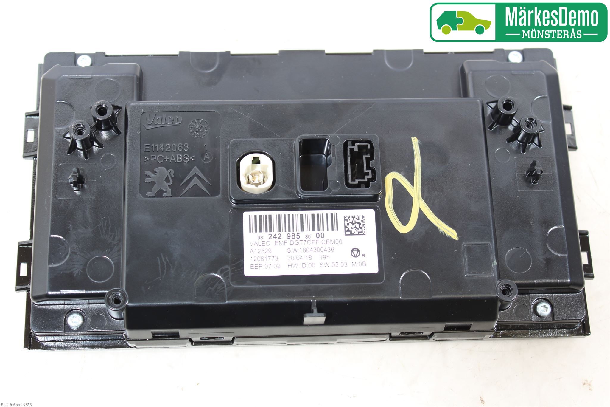 Peugeot 308 14-21 Multifunktionsdisplay