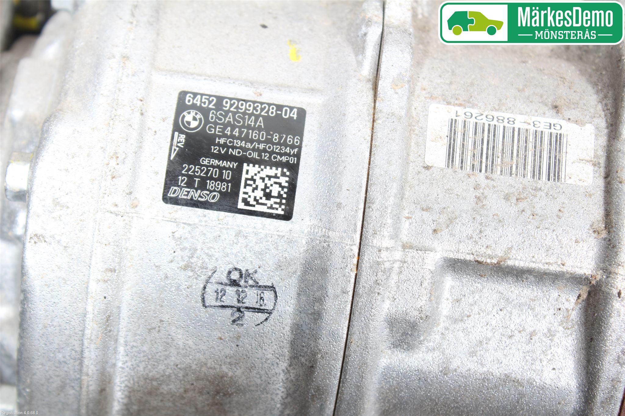 BMW 1 F20/F21 11-19 Ac Kompressor