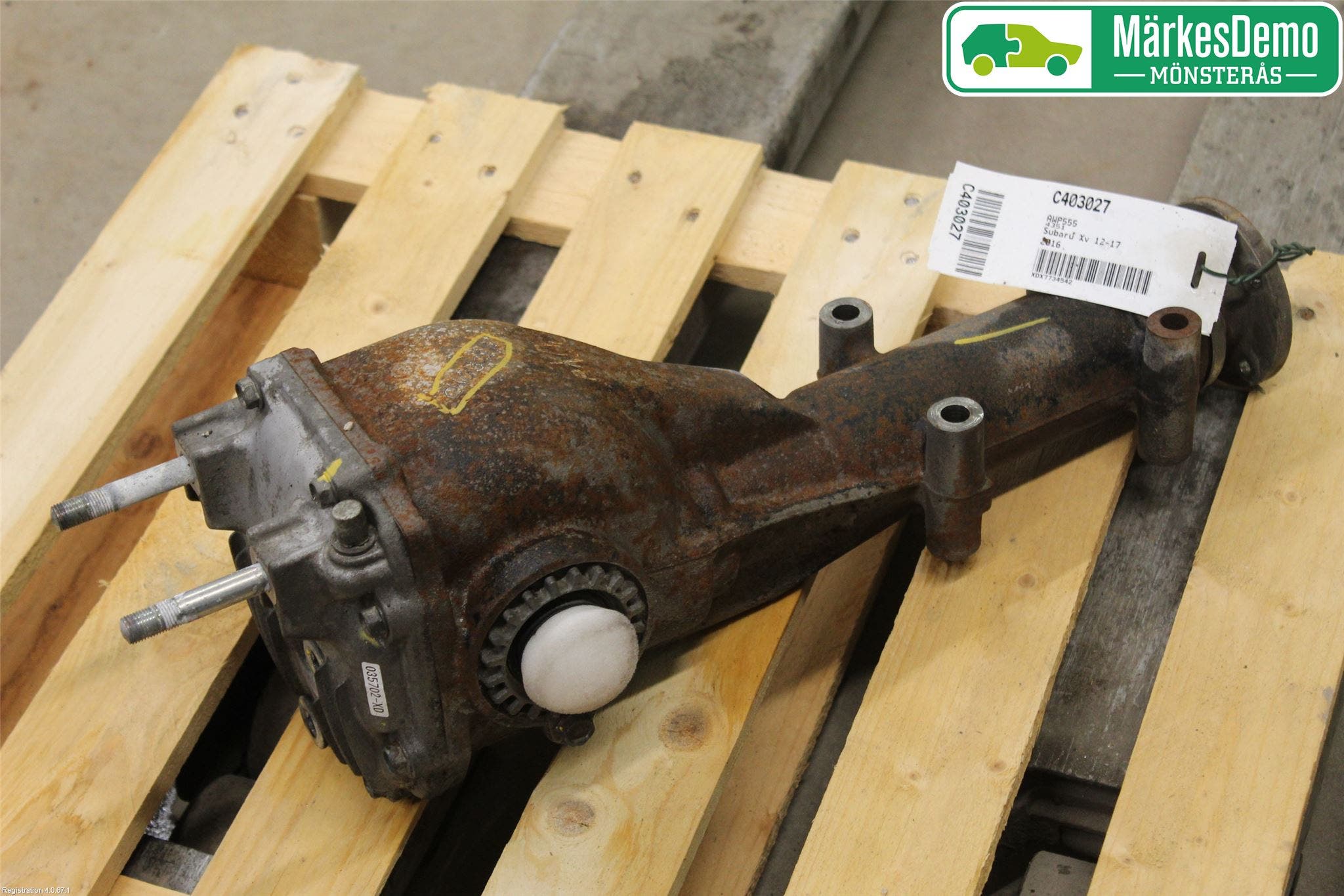 Subaru XV 12-17 Bakväxel-Diff