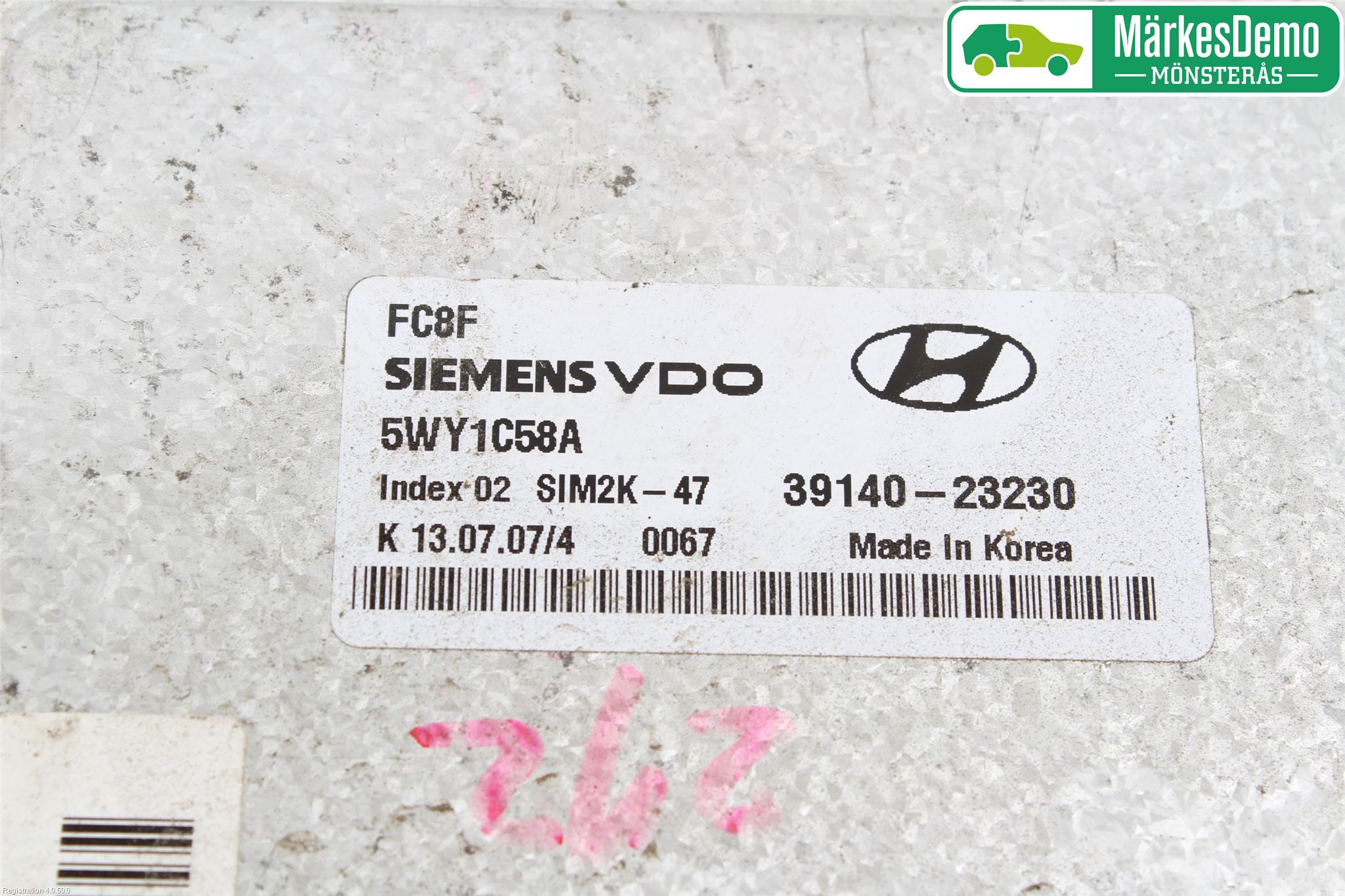 Hyundai i30 FD 07-12 Styrenhet Insprut Bensin