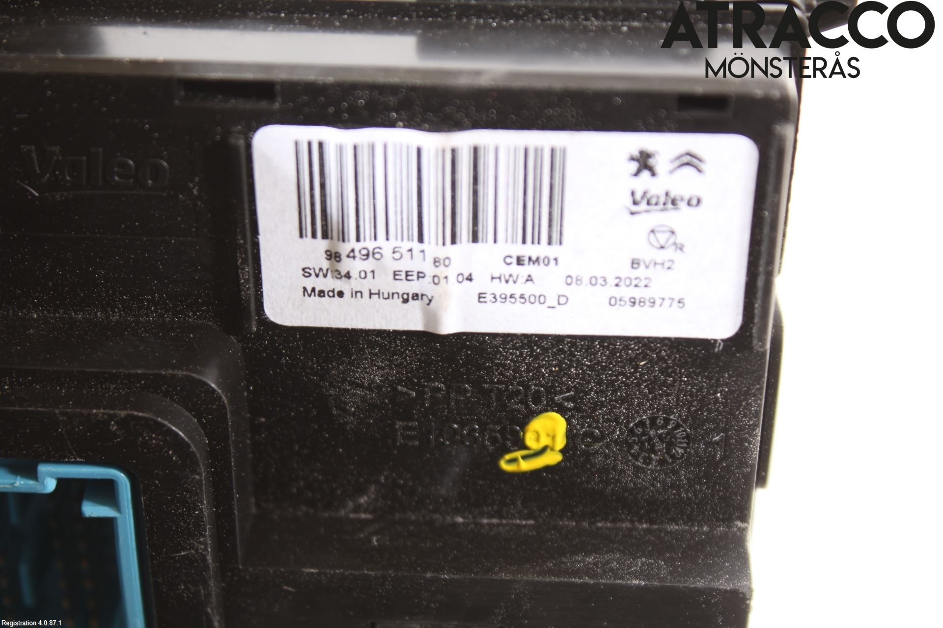 Peugeot EXPERT/E-EXPERT 17- Styrenhet CupEvärme