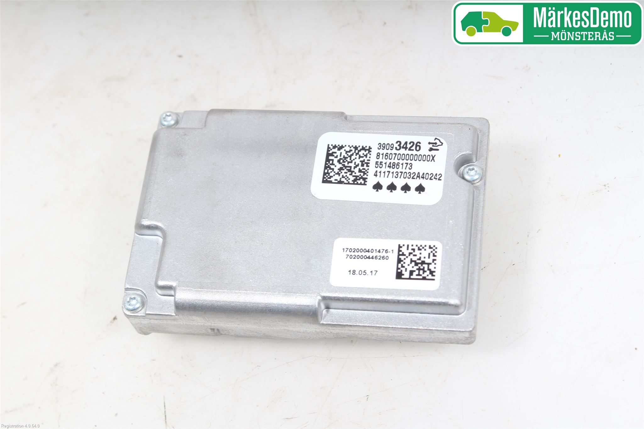 Opel ASTRA K 16-22 Sensor Aktivt Kollisionsskydd