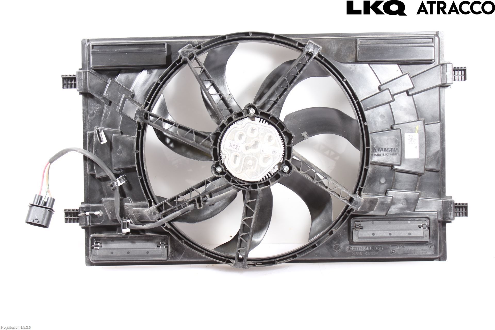 Volkswagen VW PASSAT 15-19 Kylfläkt El