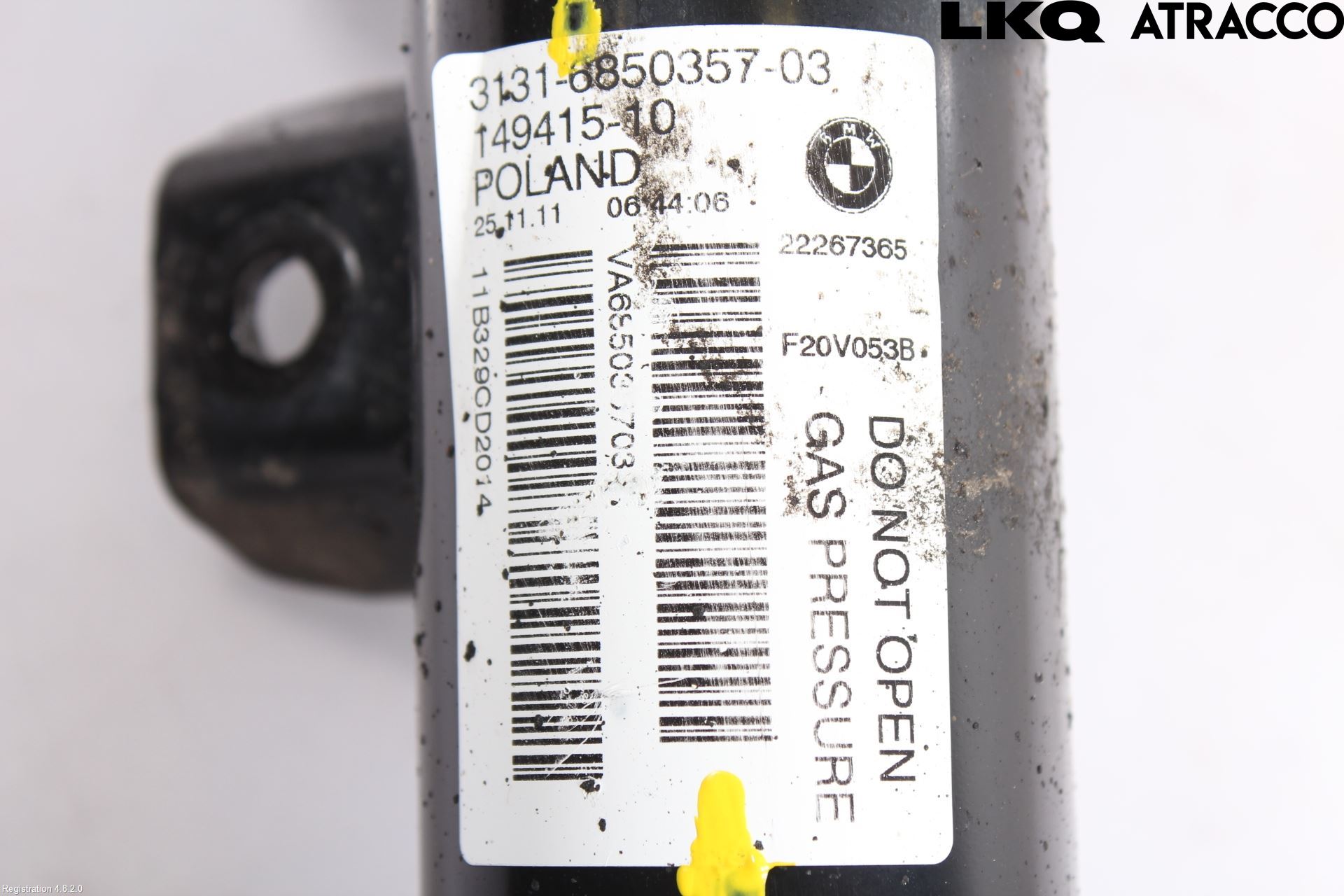 BMW 1 F20/F21 11-19 Fjäderben Fram Vänster