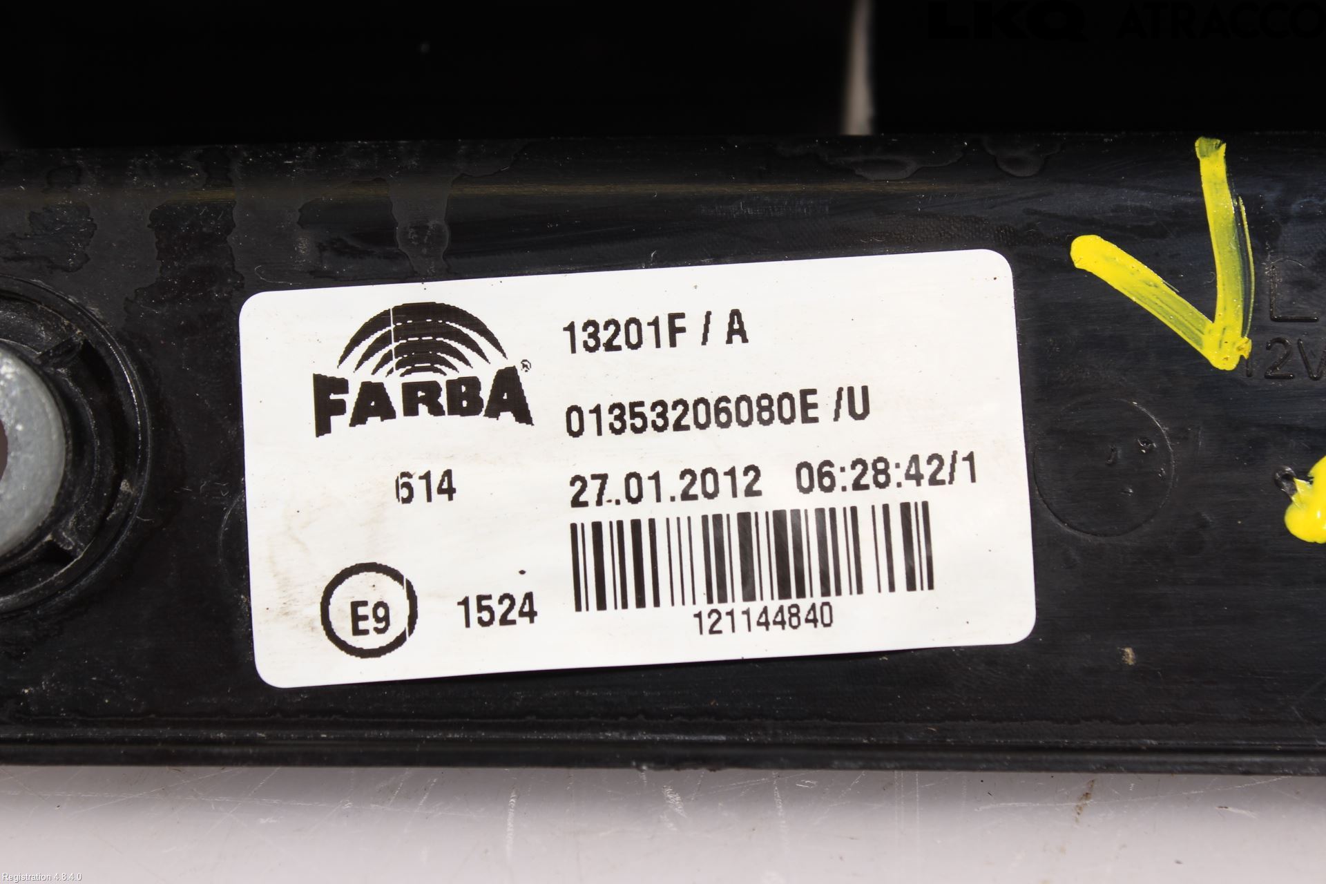 Citroen NEMO Bakljus Vänster