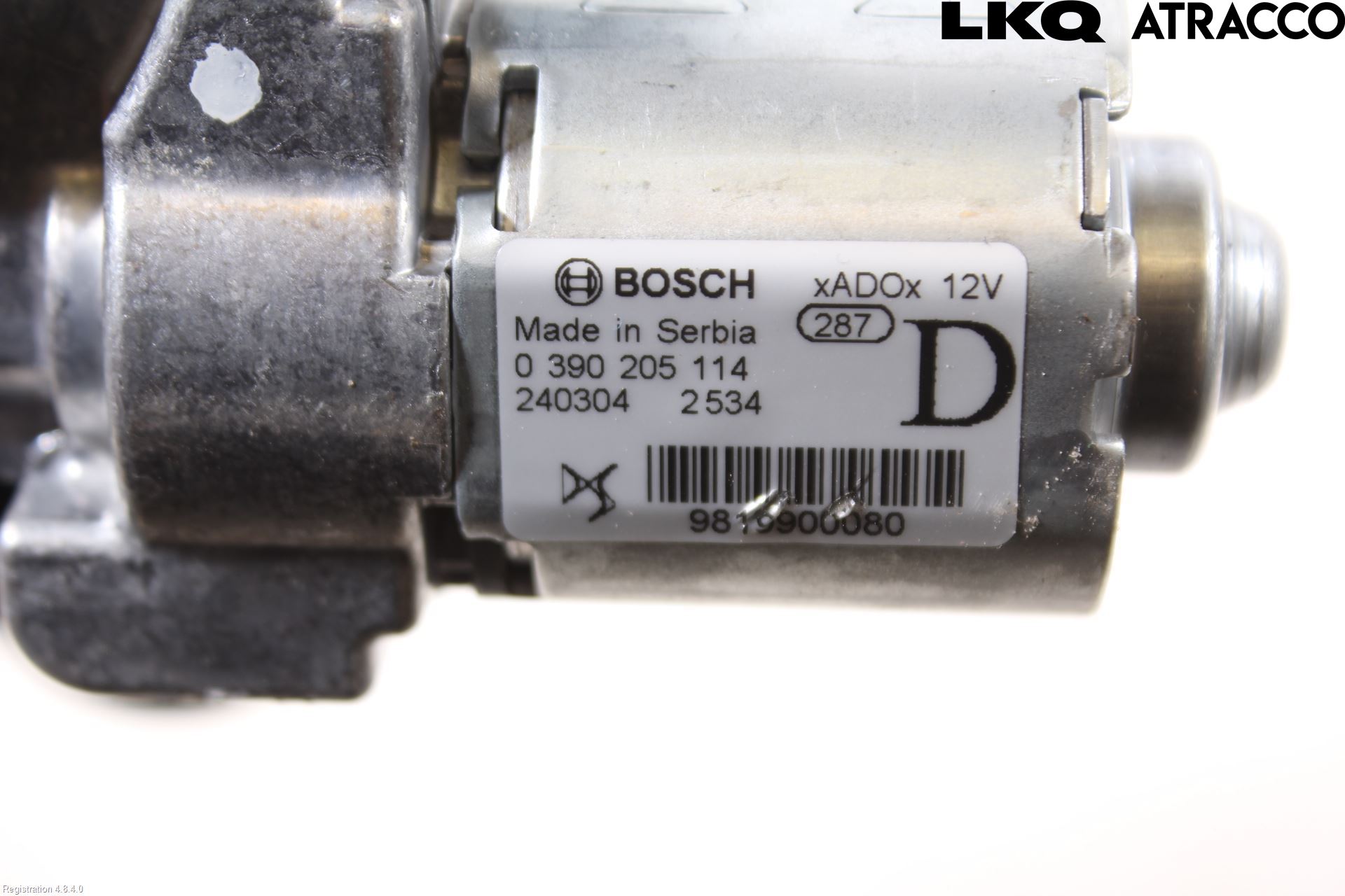 Peugeot 308/E-308 21- Torkarmotor Baklucka