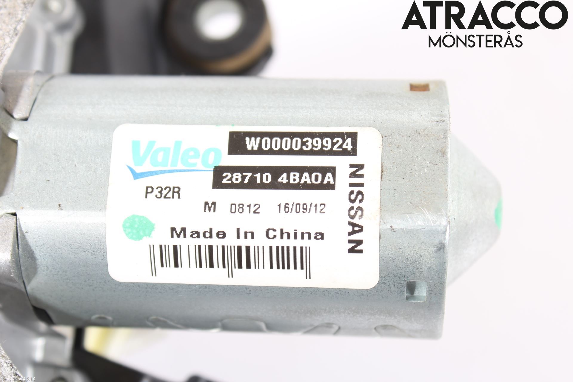 Nissan X-TRAIL 14-21 Torkarmotor Baklucka