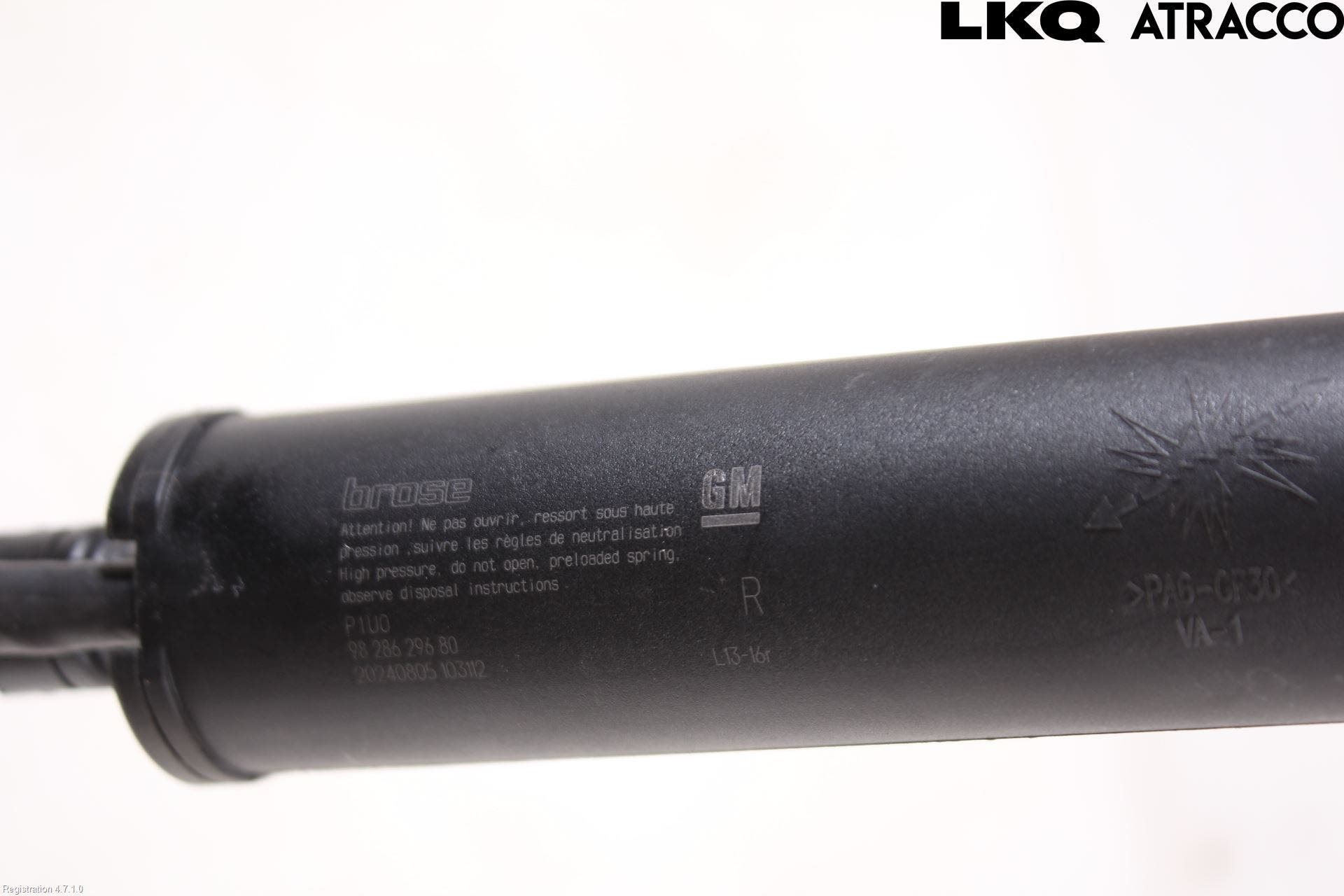 Opel GRANDLAND X 18- Gasfjäder Baklucka