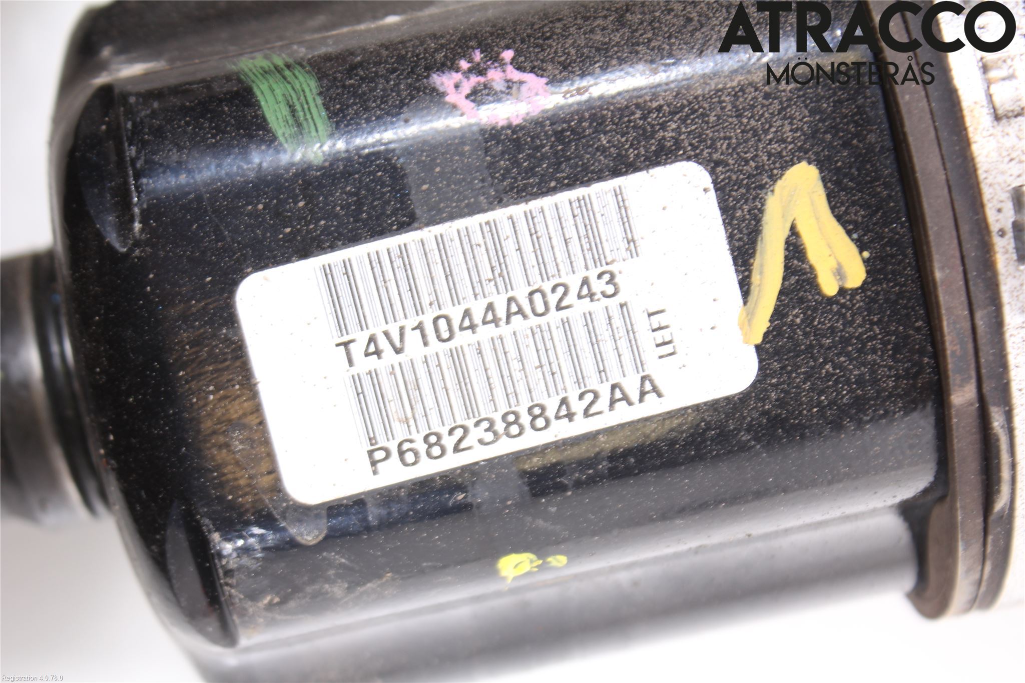 Jeep CHEROKEE Drivaxel Fram Vänster