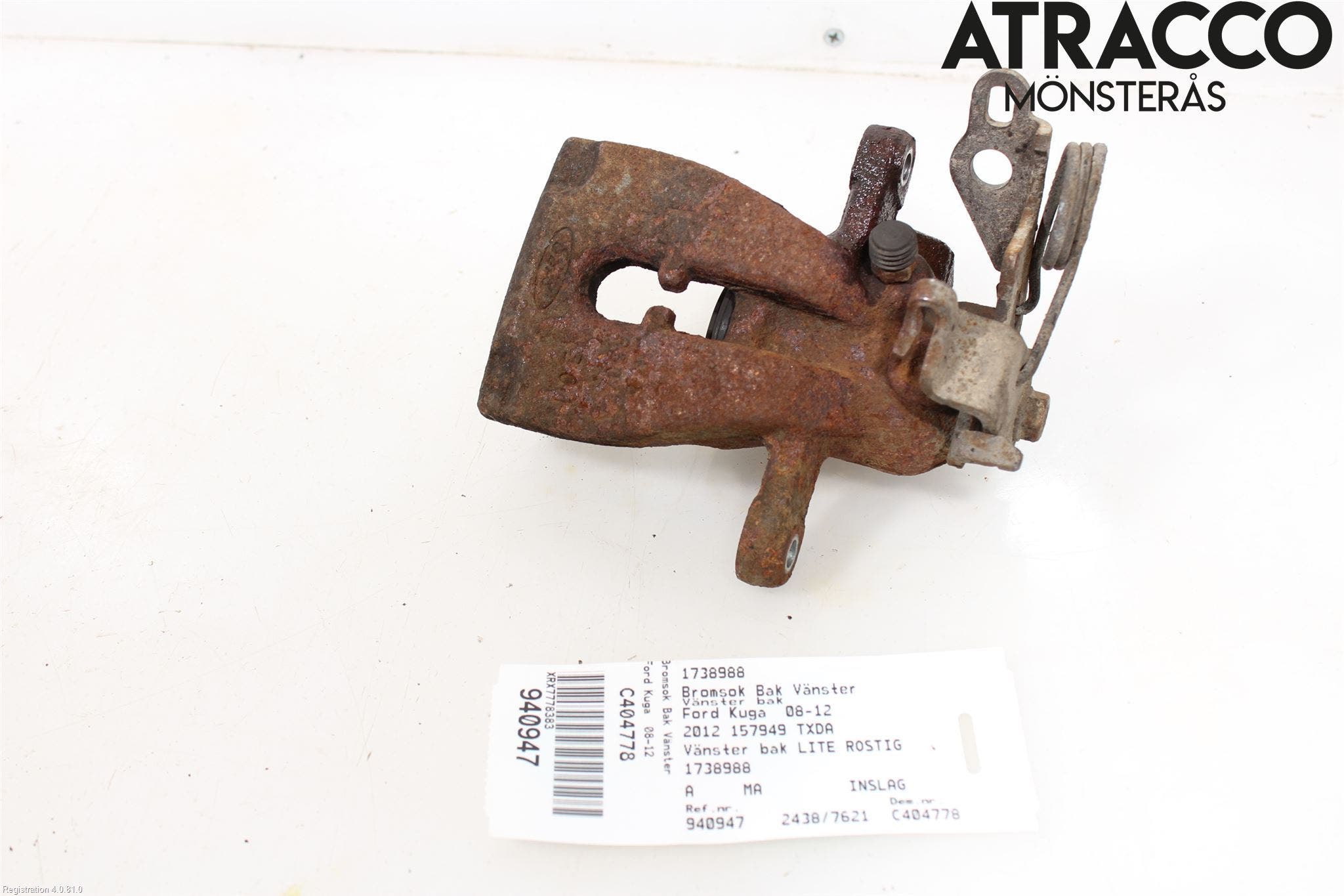 Ford KUGA 08-12 Bromsok Bak Vänster