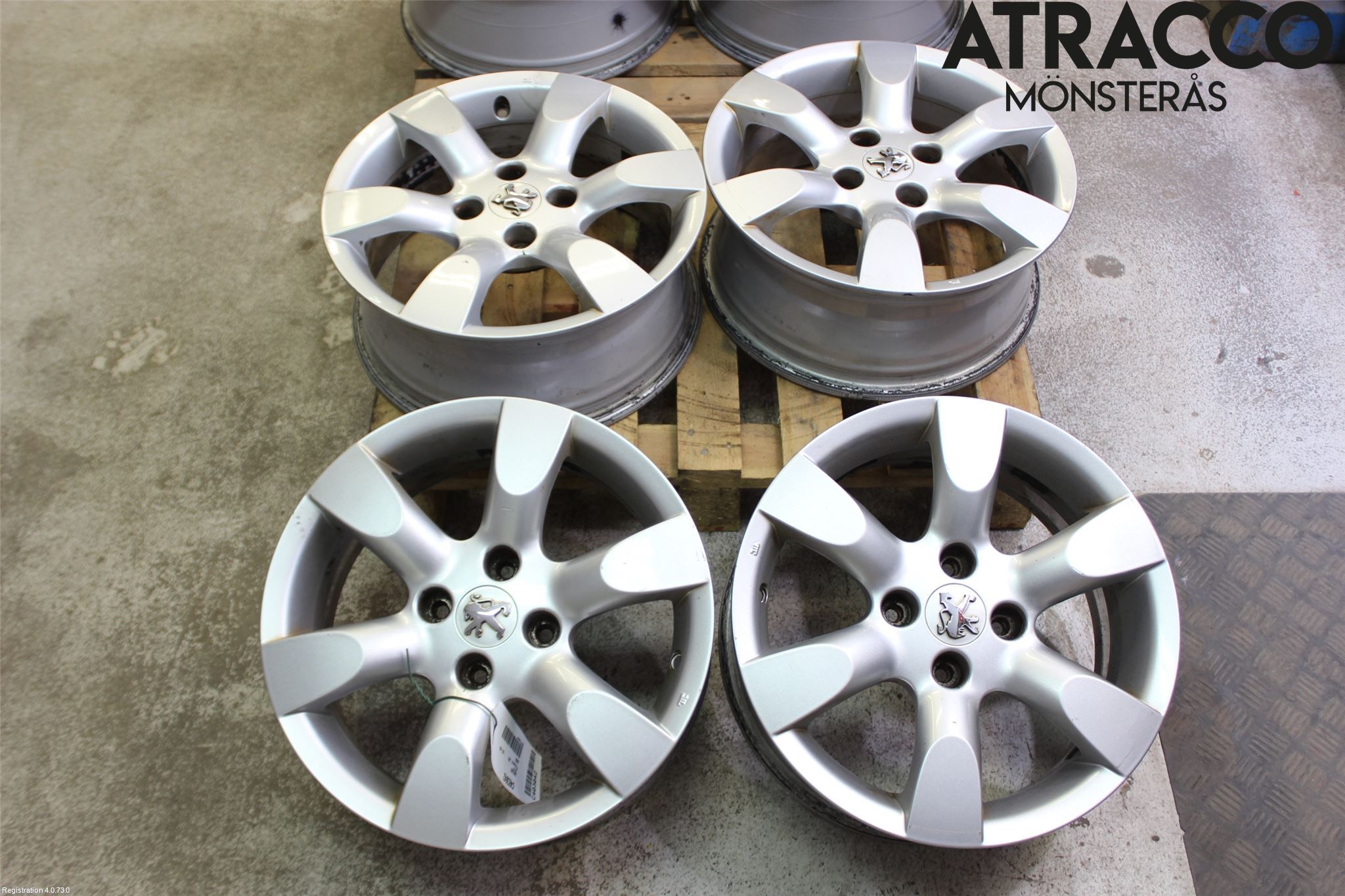 Peugeot 307     05-08 Fälgsats Aluminium