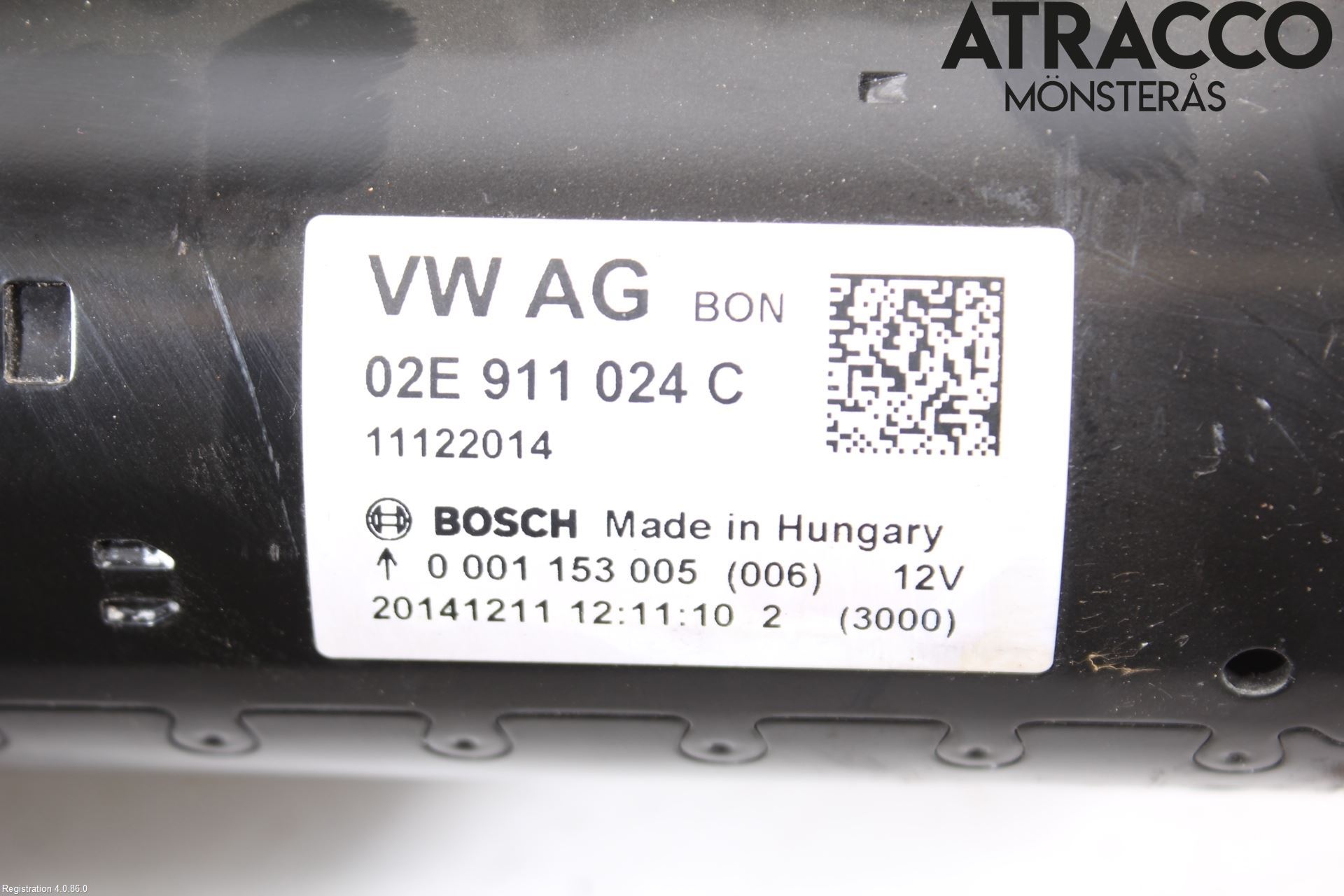 Skoda SUPERB 09-15 Startmotor Diesel