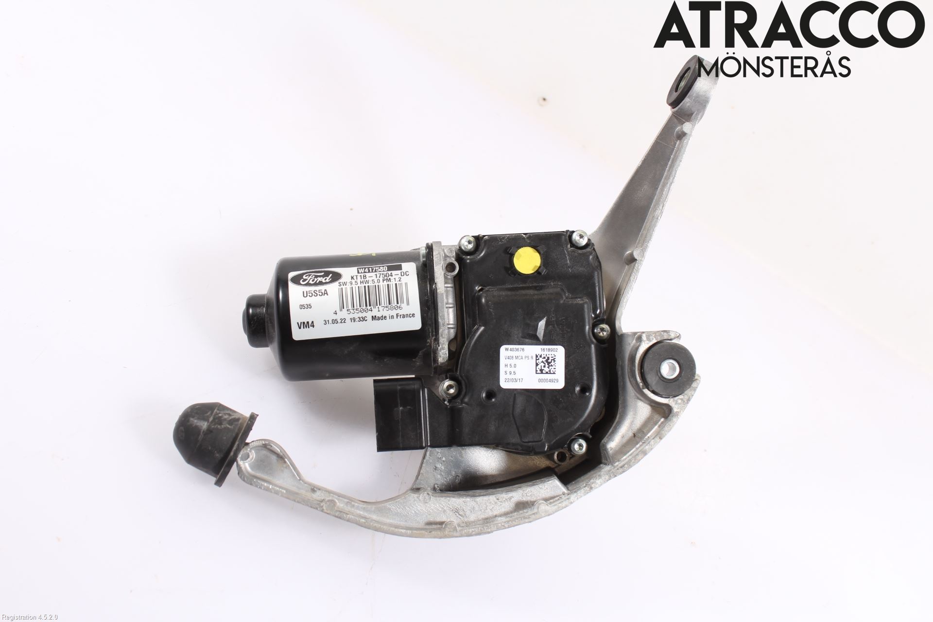 Ford TRANSIT/TOURNEO CONNECT 13-22 Torkarmotor Vindruta