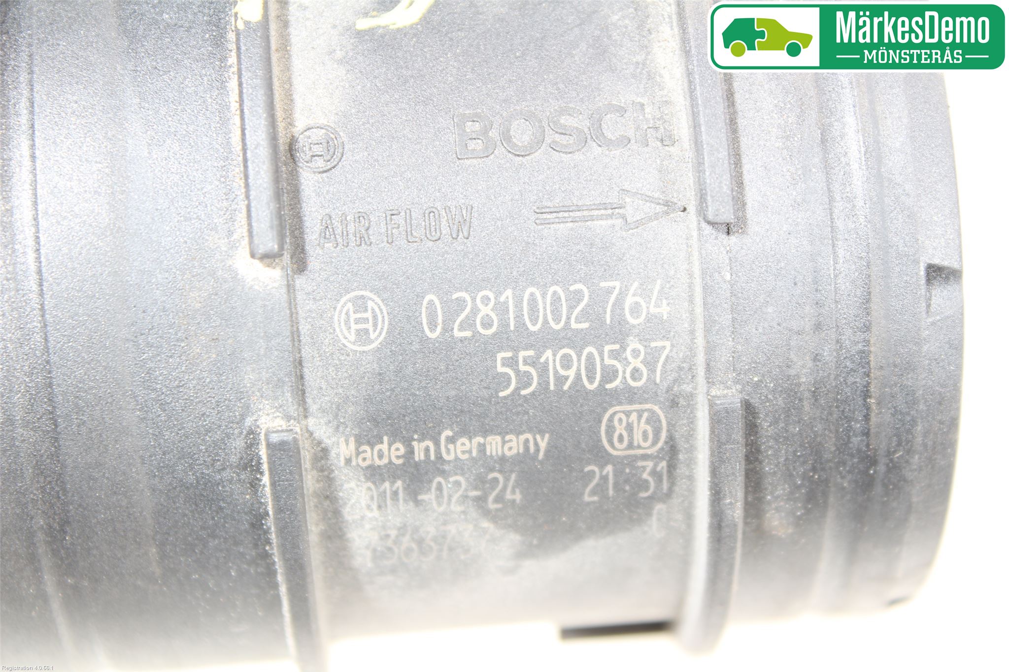 Saab 9-3 VER2/VER3 08-15 Injluftmassamätare