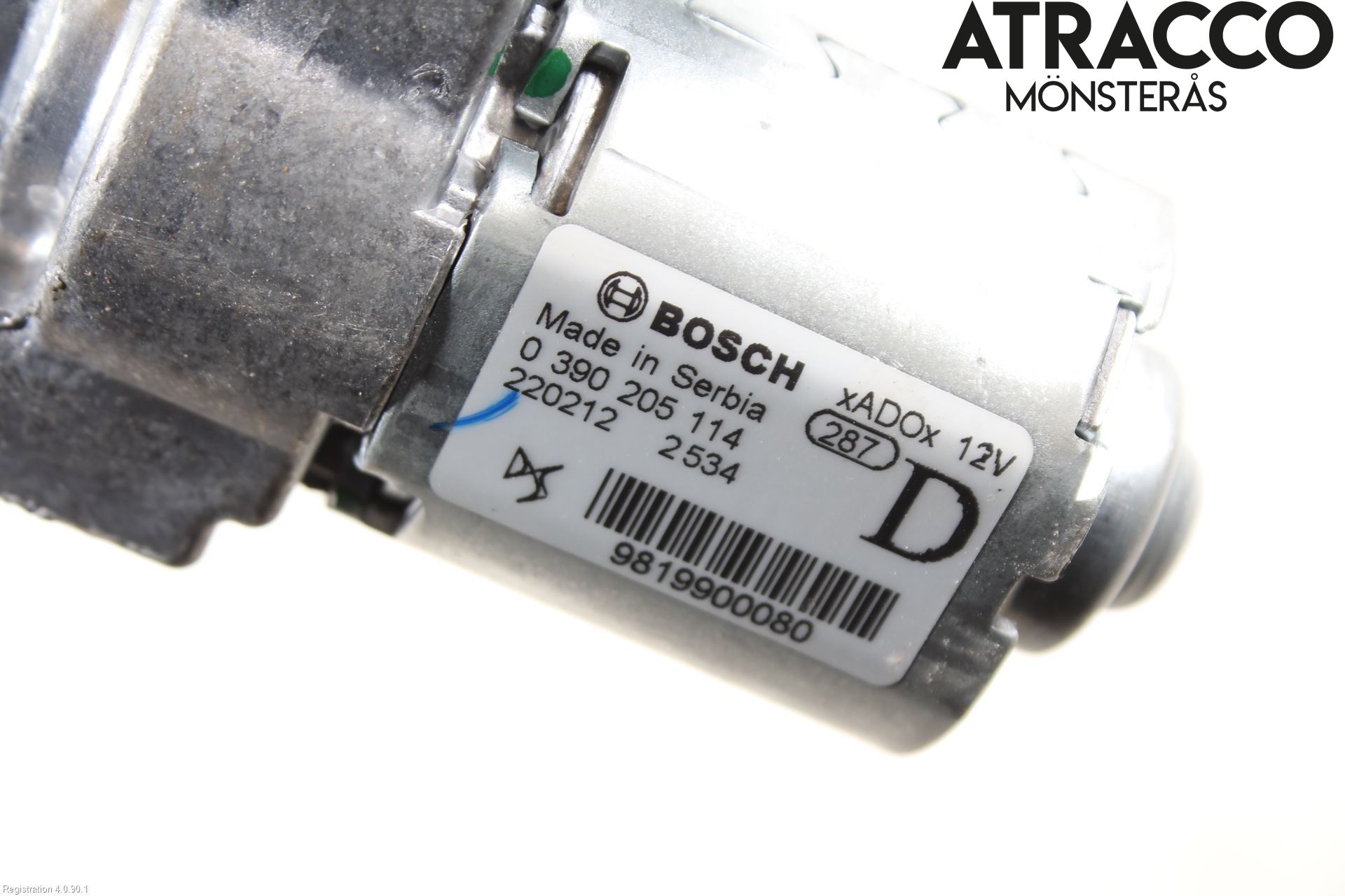 Peugeot 2008/E-2008 20- Torkarmotor Baklucka