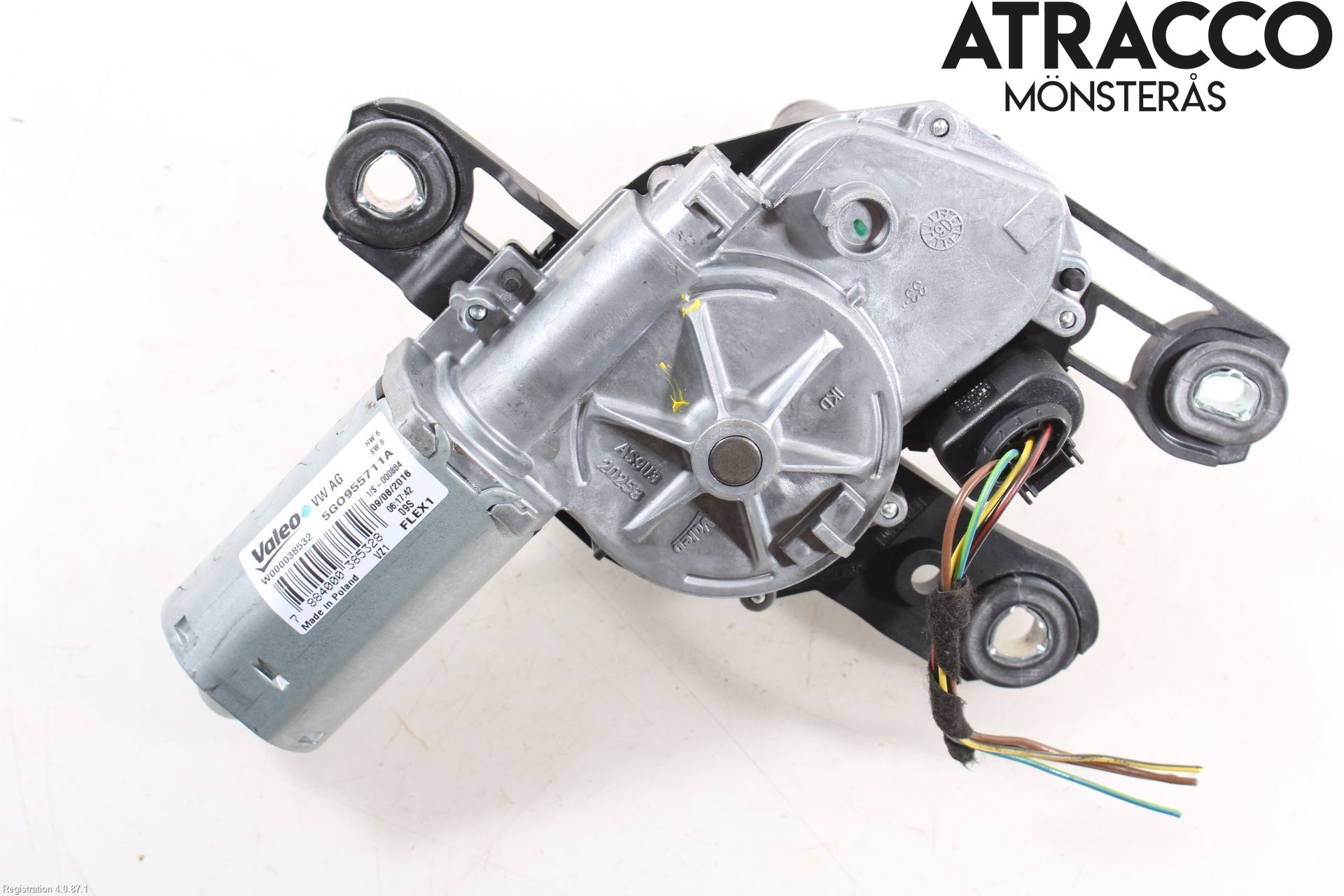 Volkswagen VW PASSAT 15-19 Torkarmotor Baklucka