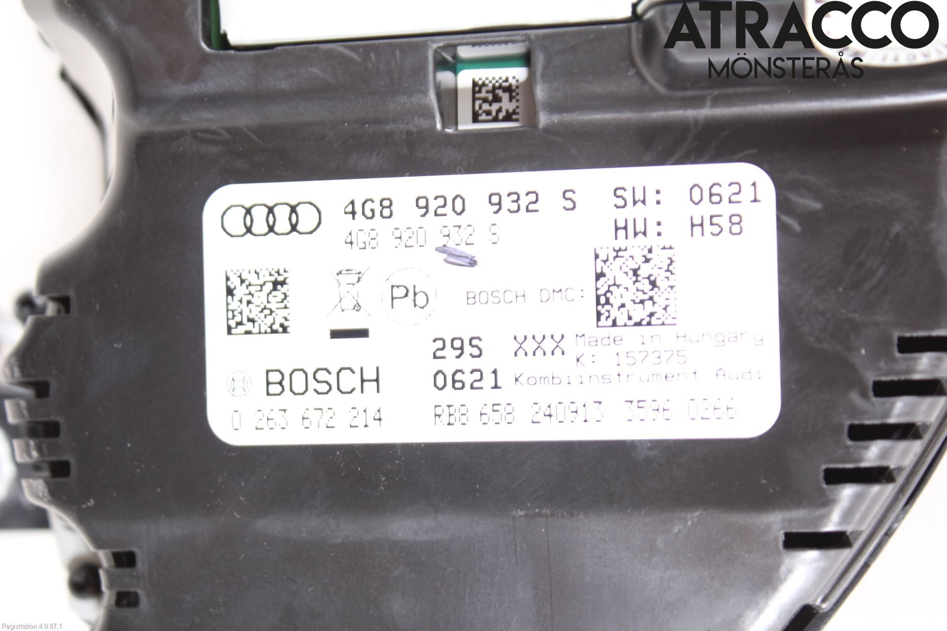Audi A7/S7 4G 11-17 Instrument Komb
