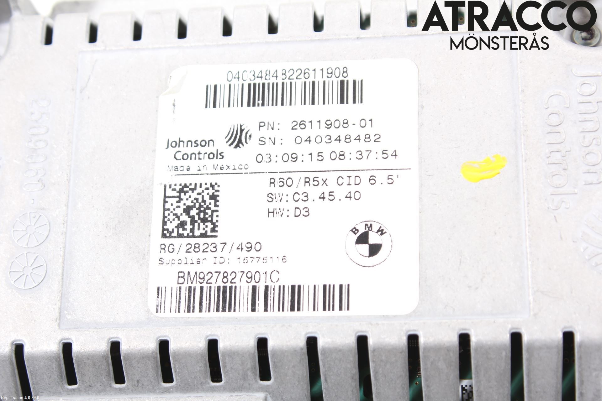 Mini COUNTRYMAN R60 11-16 Multifunktionsdisplay