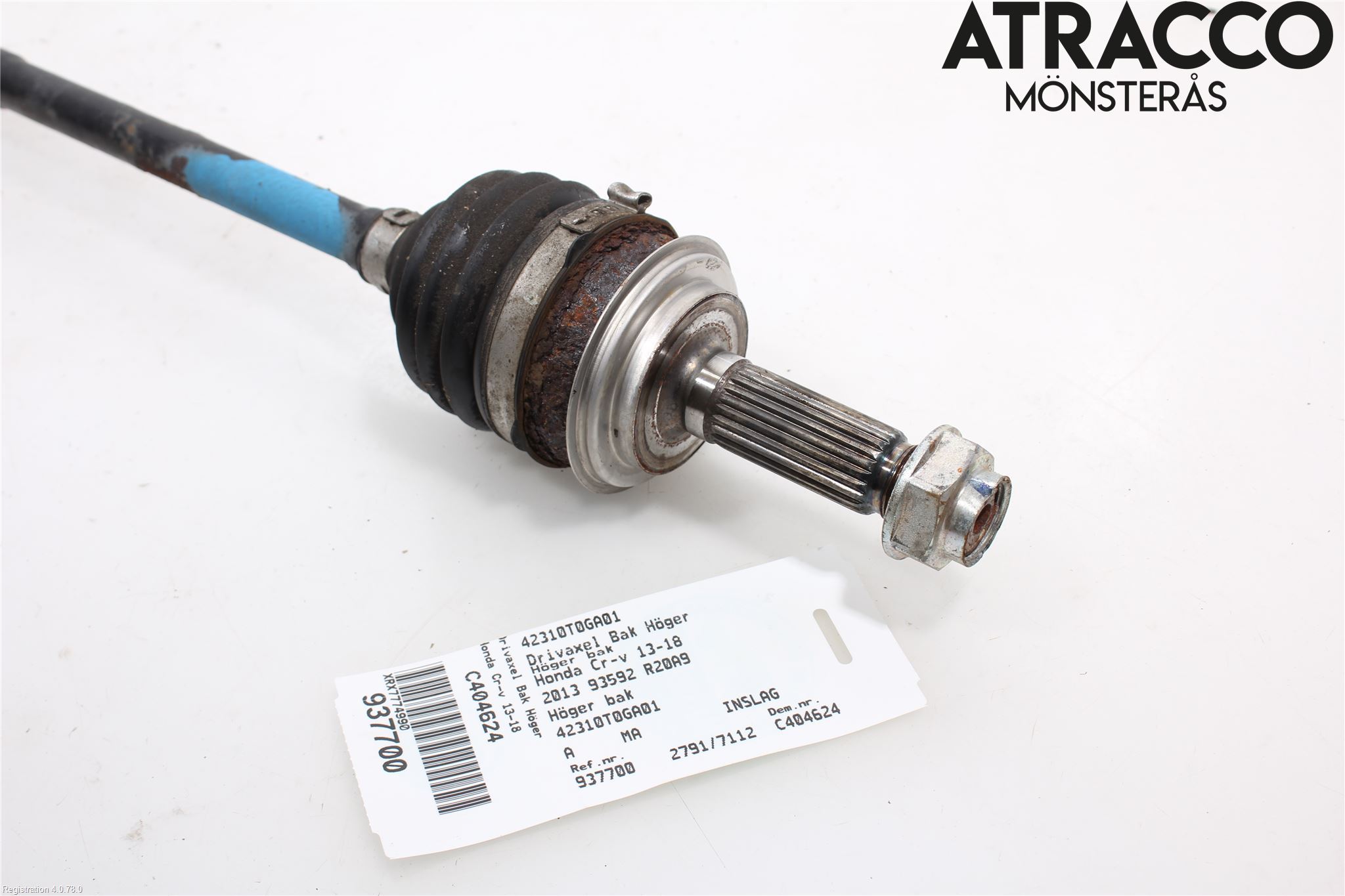 Honda CR-V 13-18 Drivaxel Bak Höger