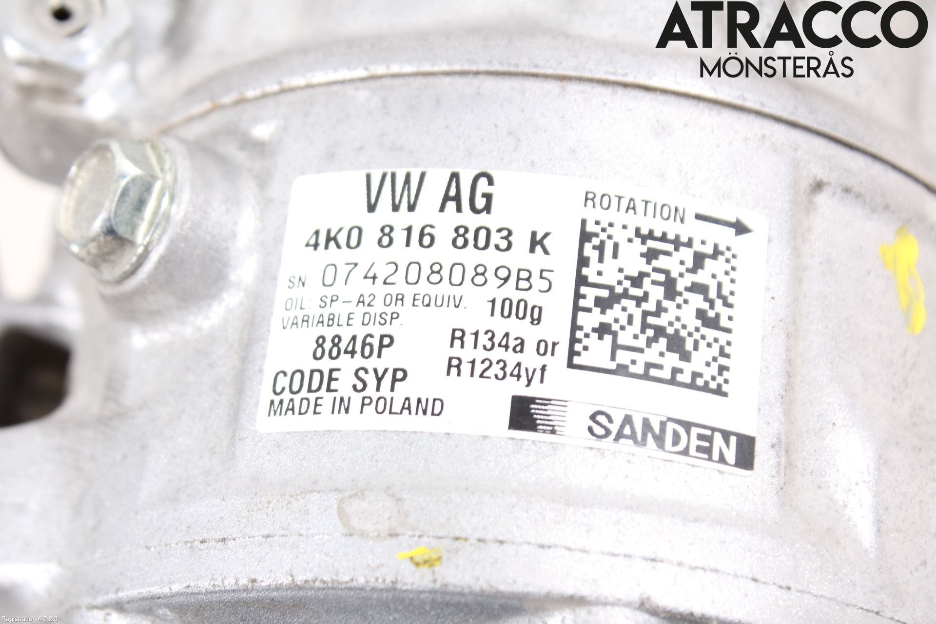 Audi A6 F2/C8 19- Ac Kompressor