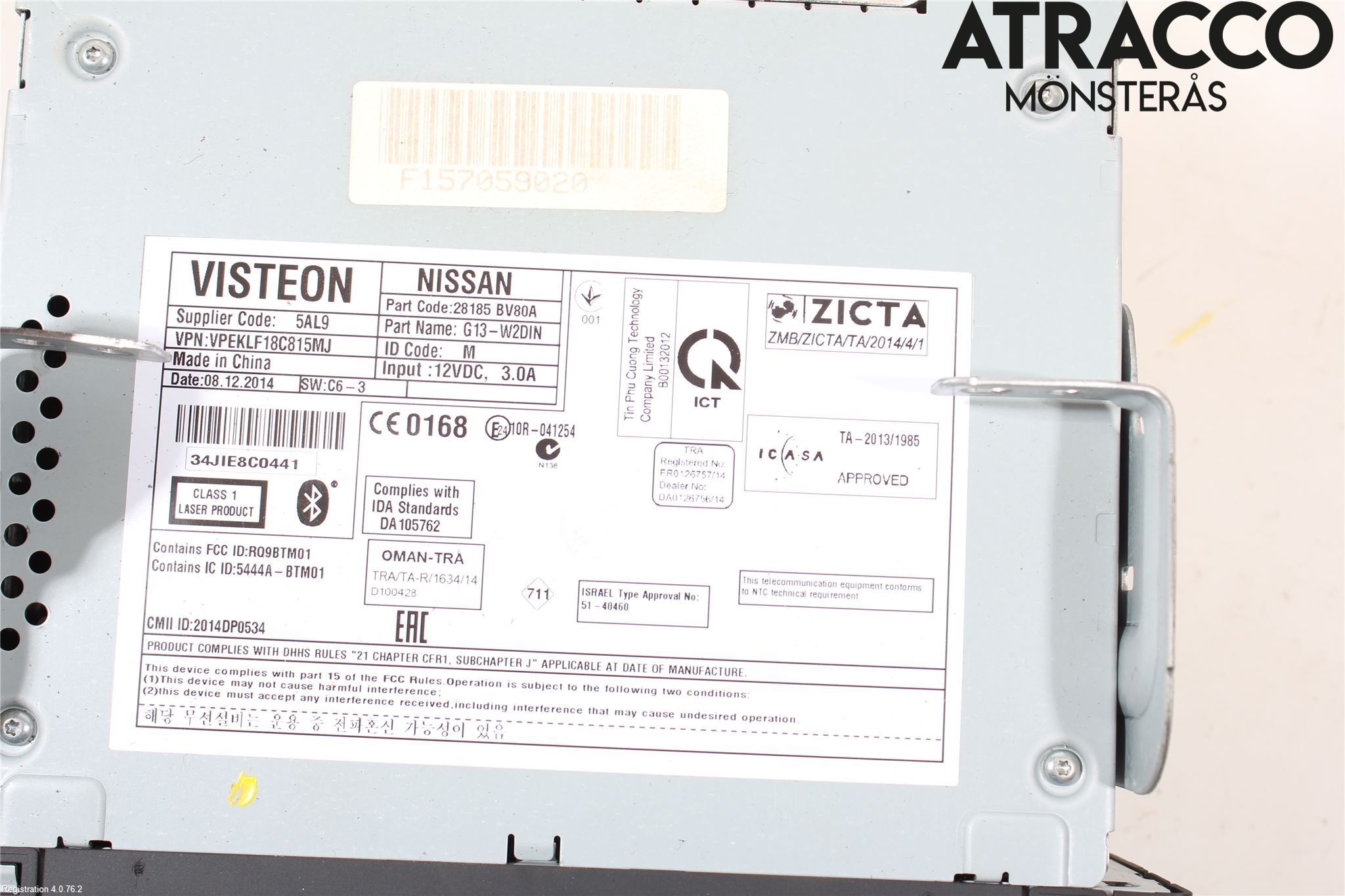 Nissan JUKE 14-19 Radio