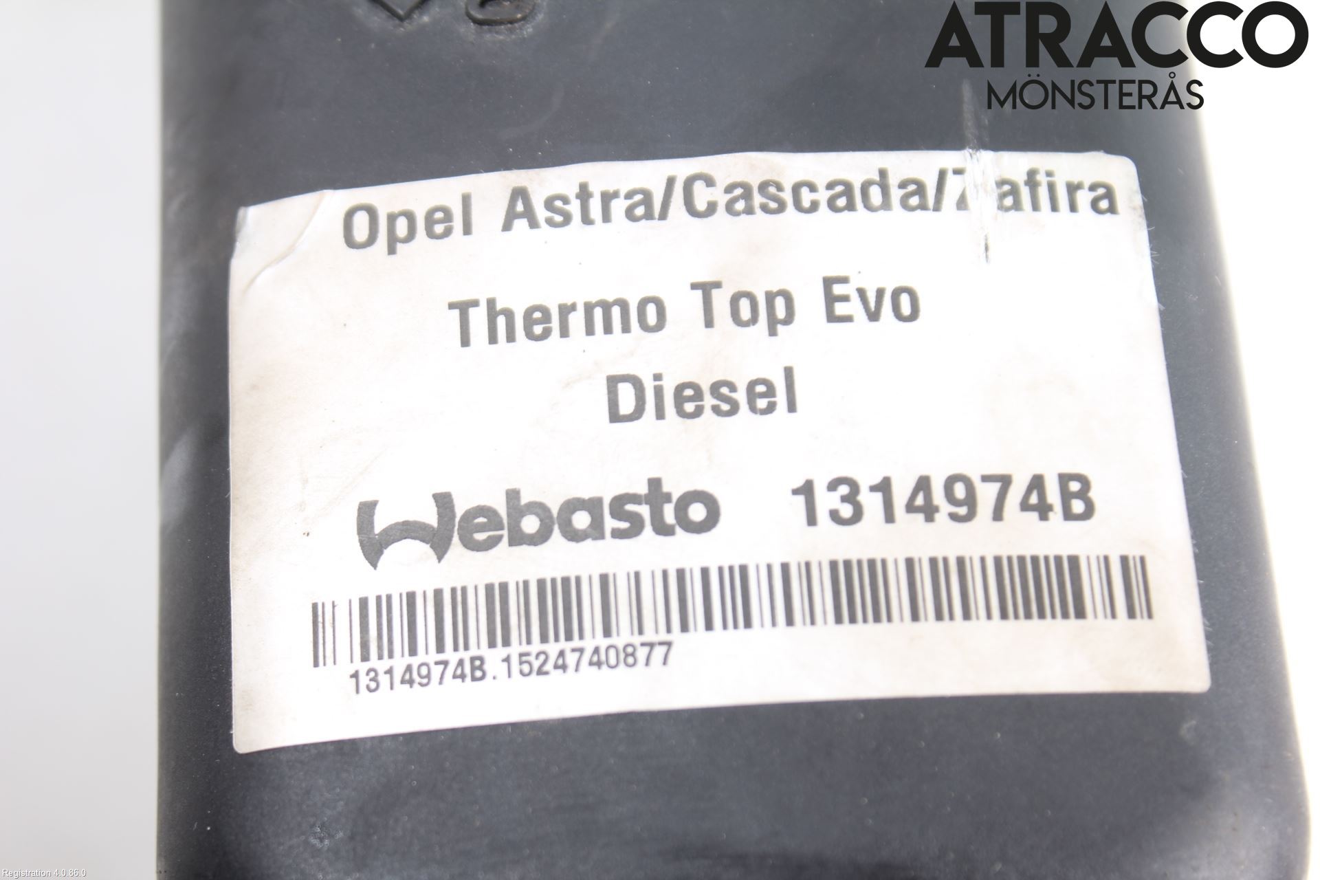 Opel ASTRA J 10-15 Dieselvärmare