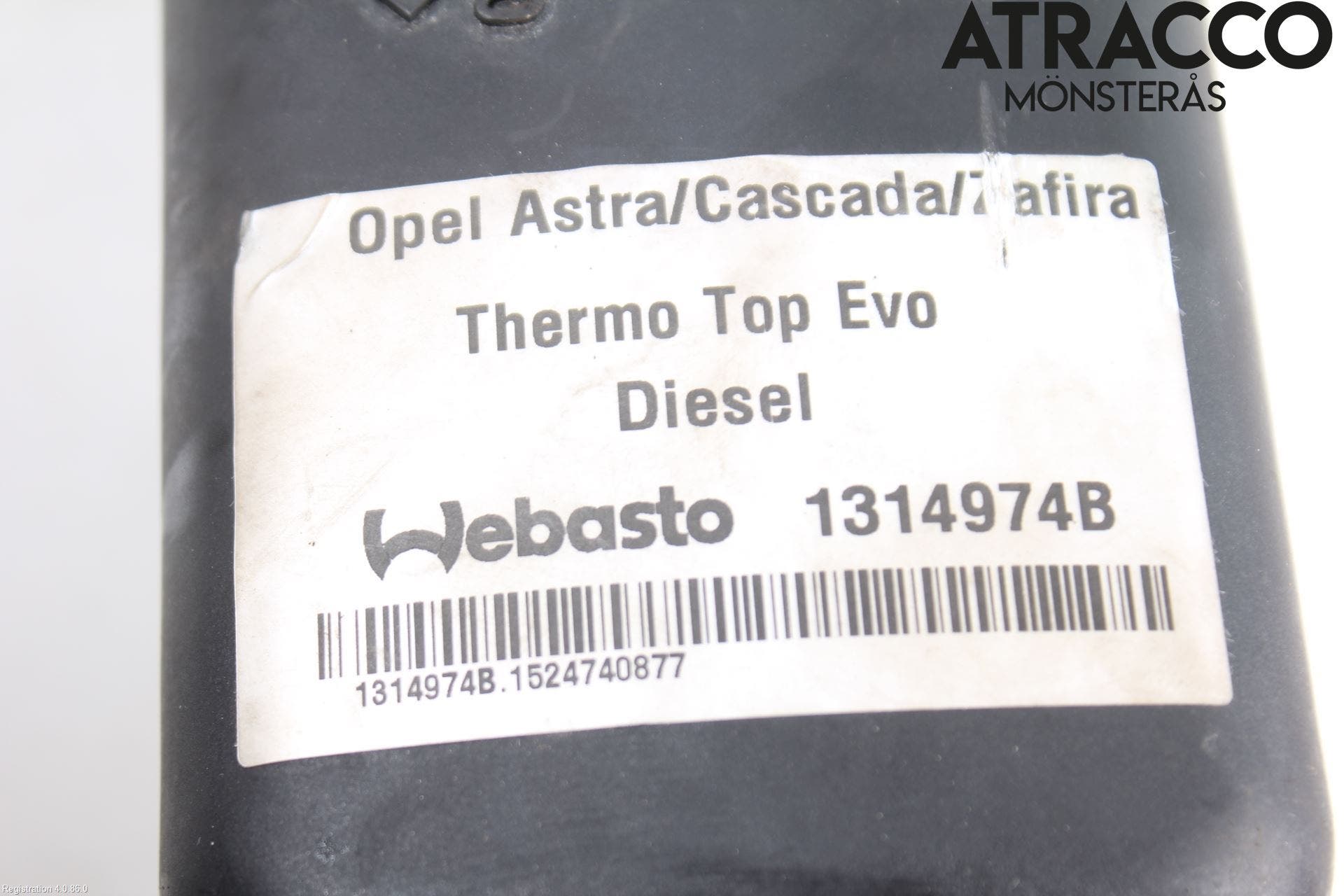 Opel ASTRA J 10-15 Dieselvärmare