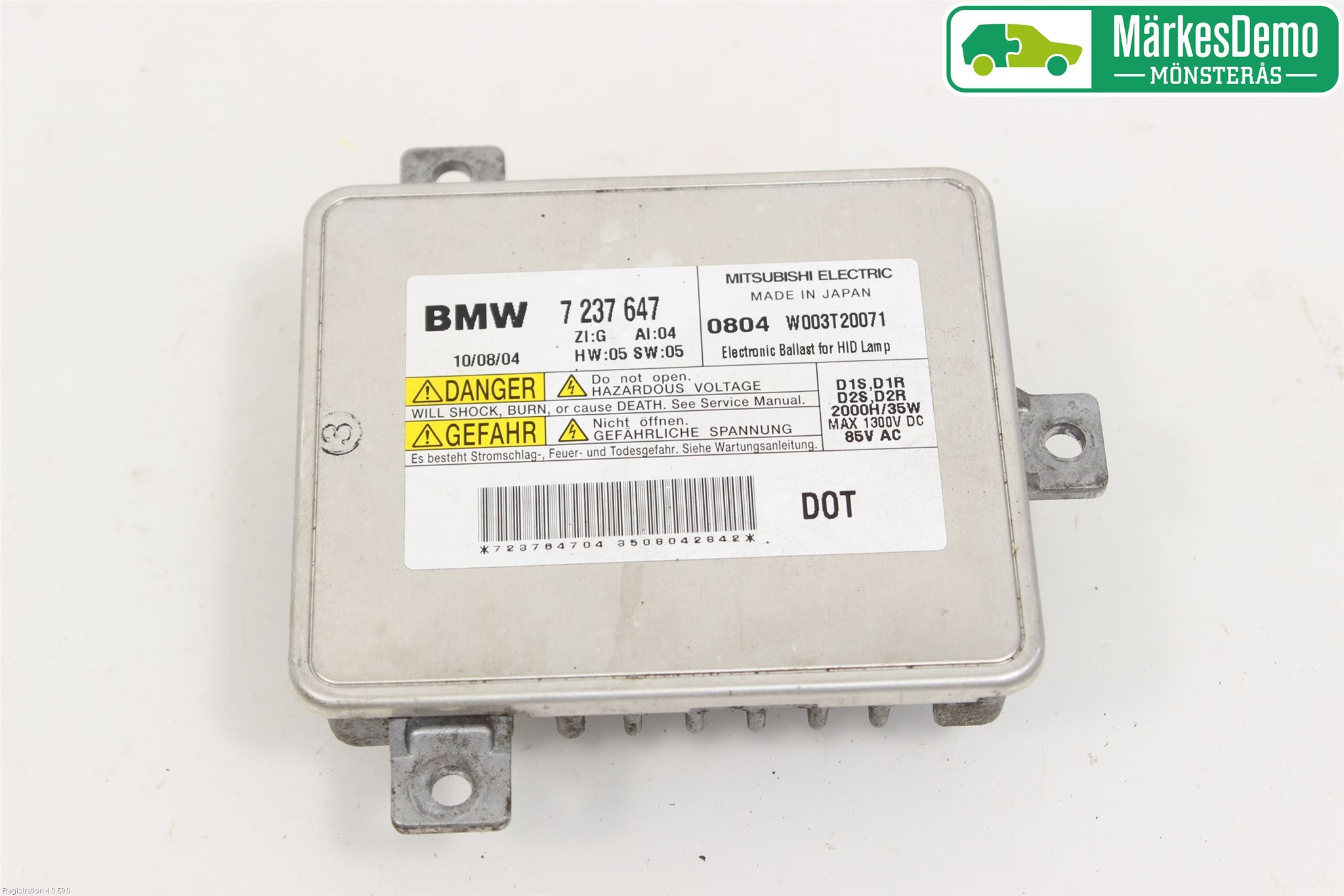 BMW 5 F10/F11/F18 09-17 Styrenhet Strålkastare