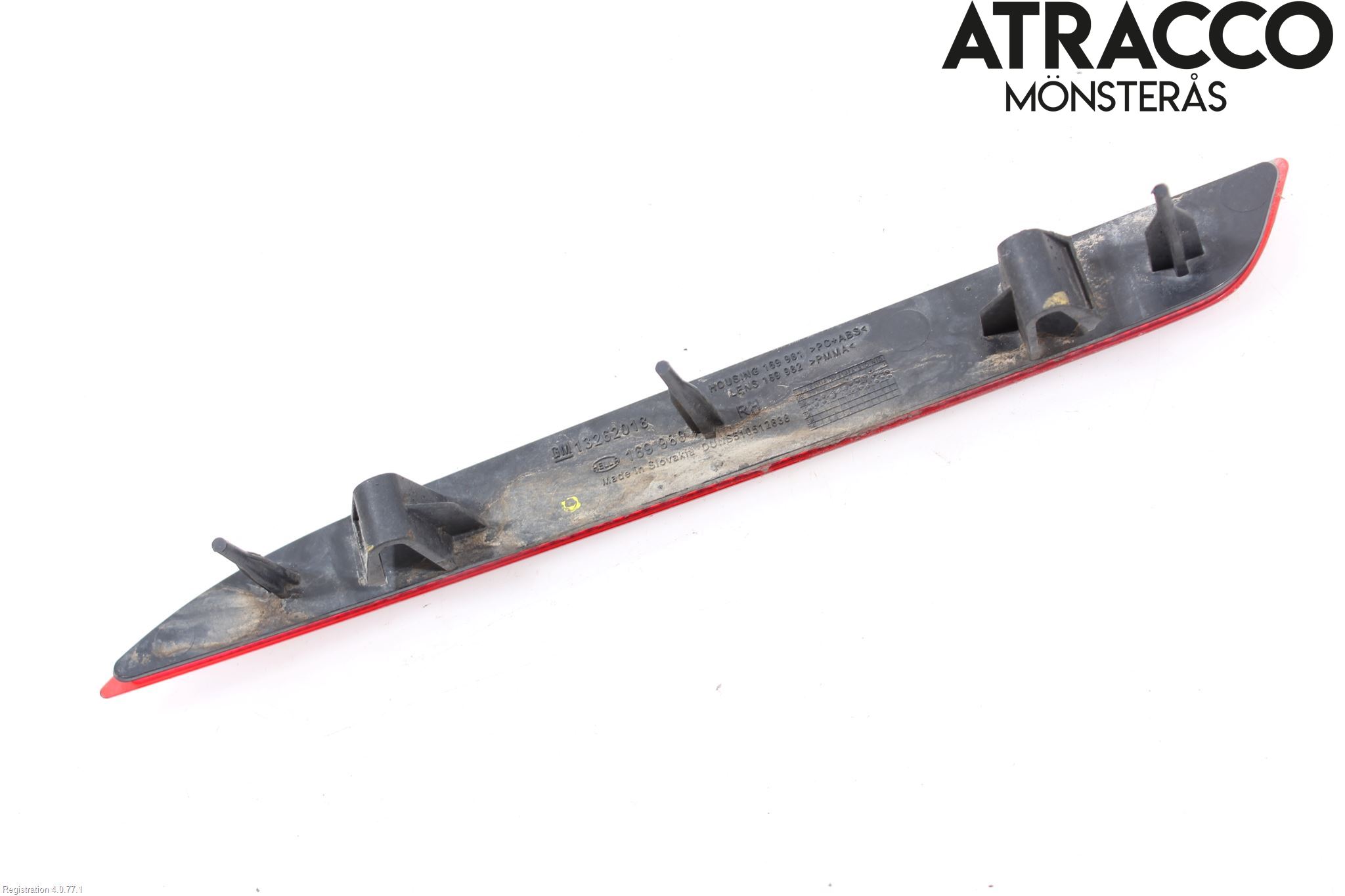 Opel ASTRA J 10-15 Dimljus/Reflex Bak