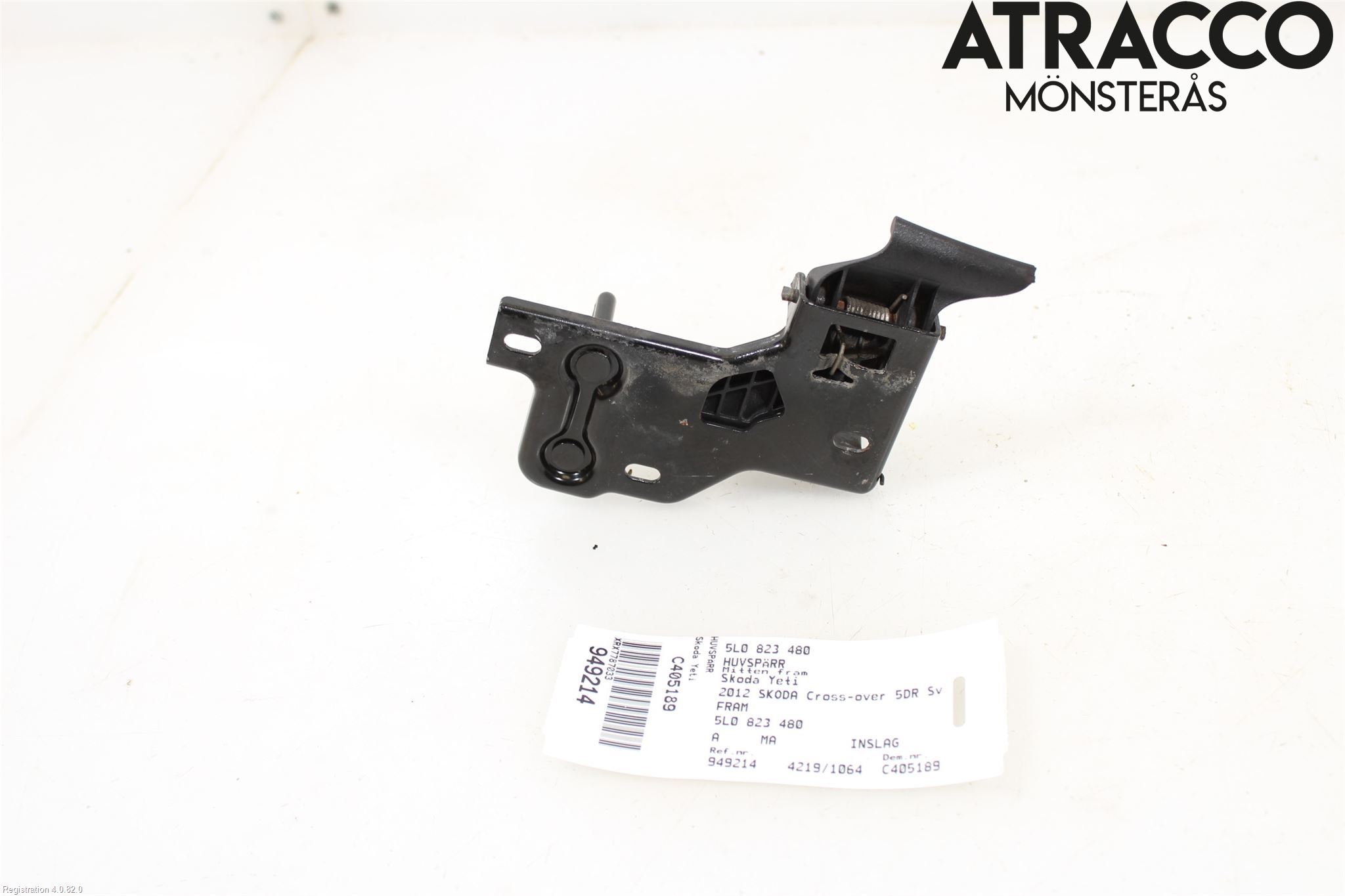 Skoda YETI Huv Spärr