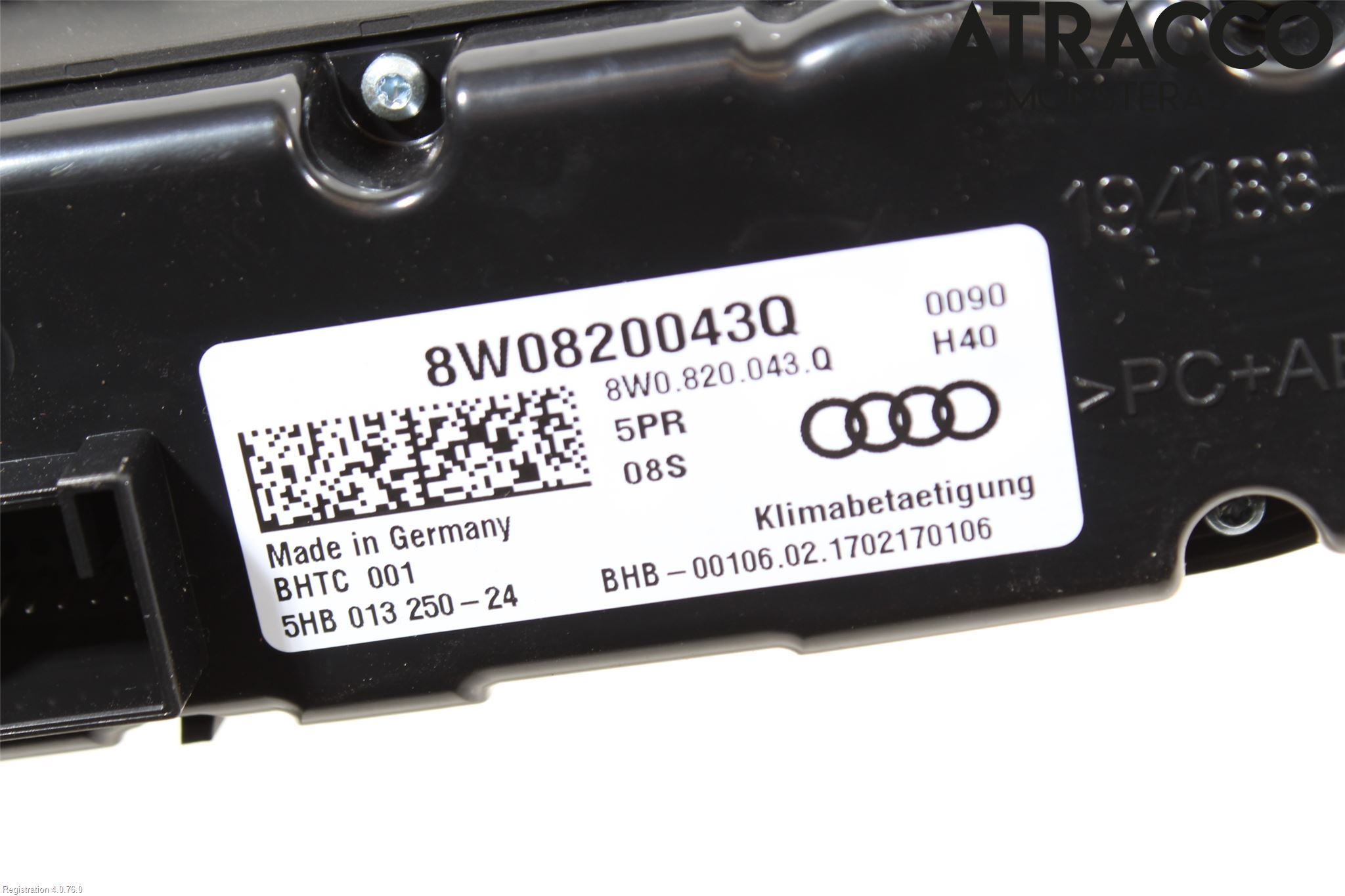 Audi A5 17- Ac Styrenhet Ac Manöveren