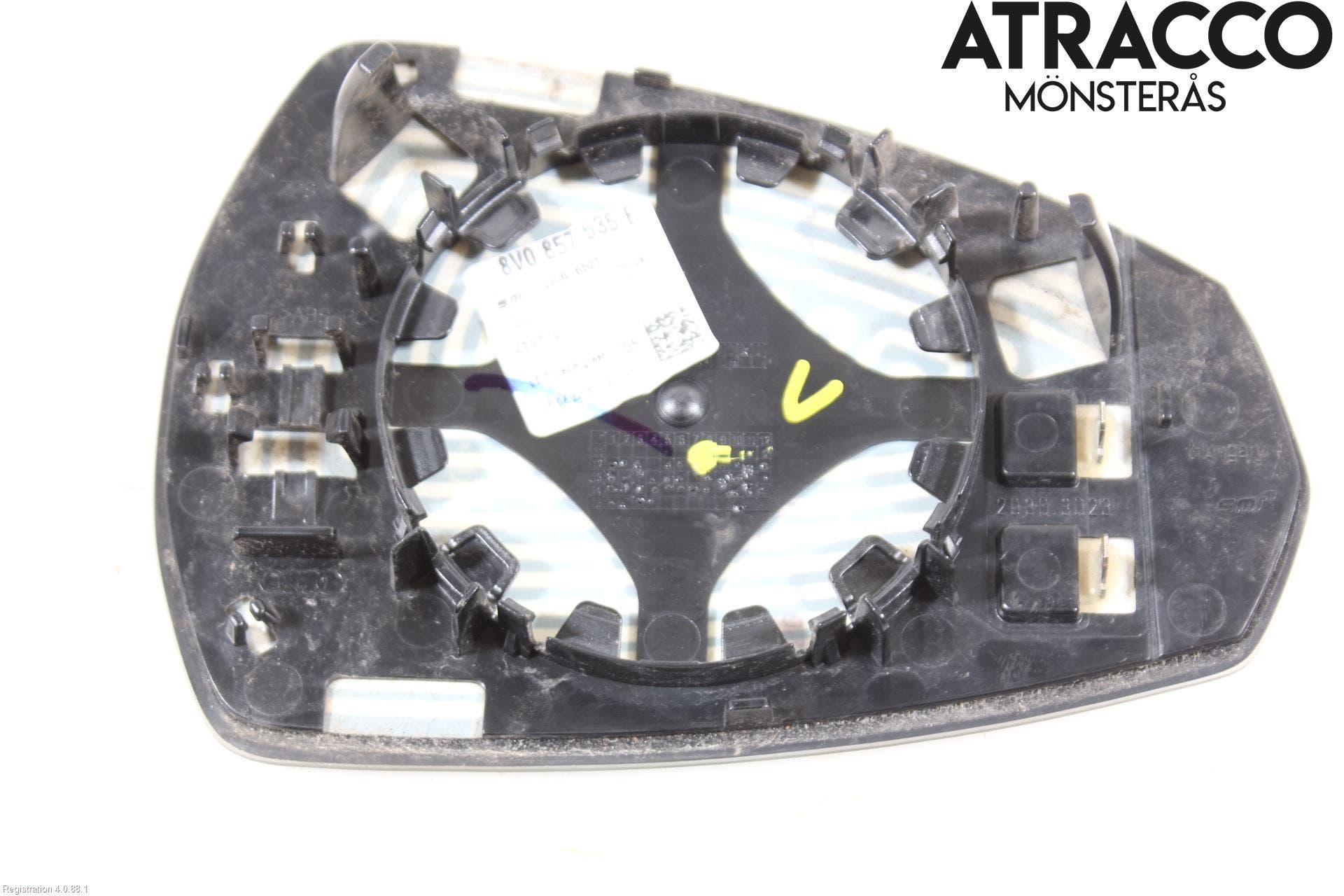 Audi A3/S3 8V 13-20 Spegelglas Vä