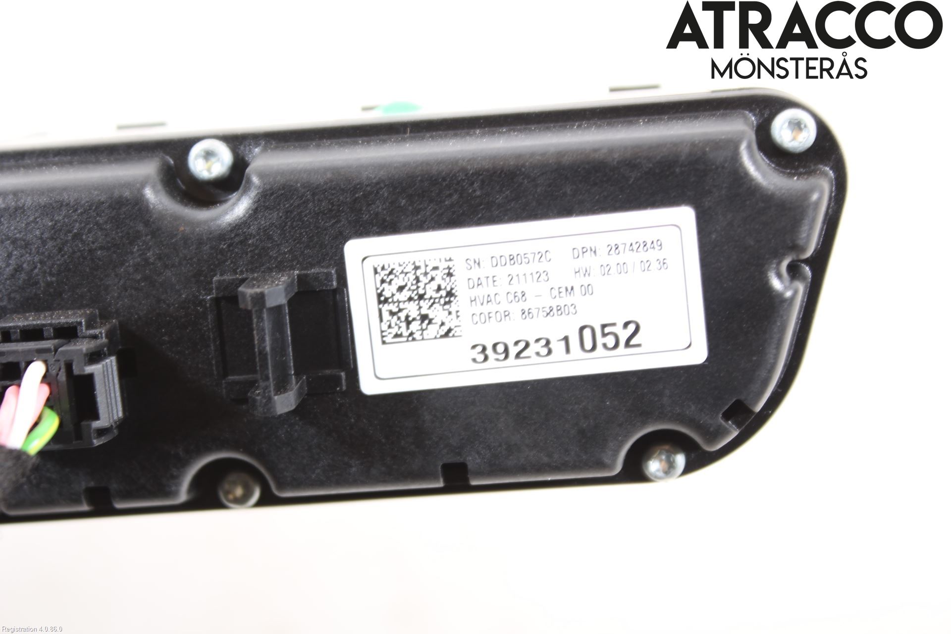 Opel CORSA F, CORSA-E 20- Ac Styrenhet Ac Manöveren