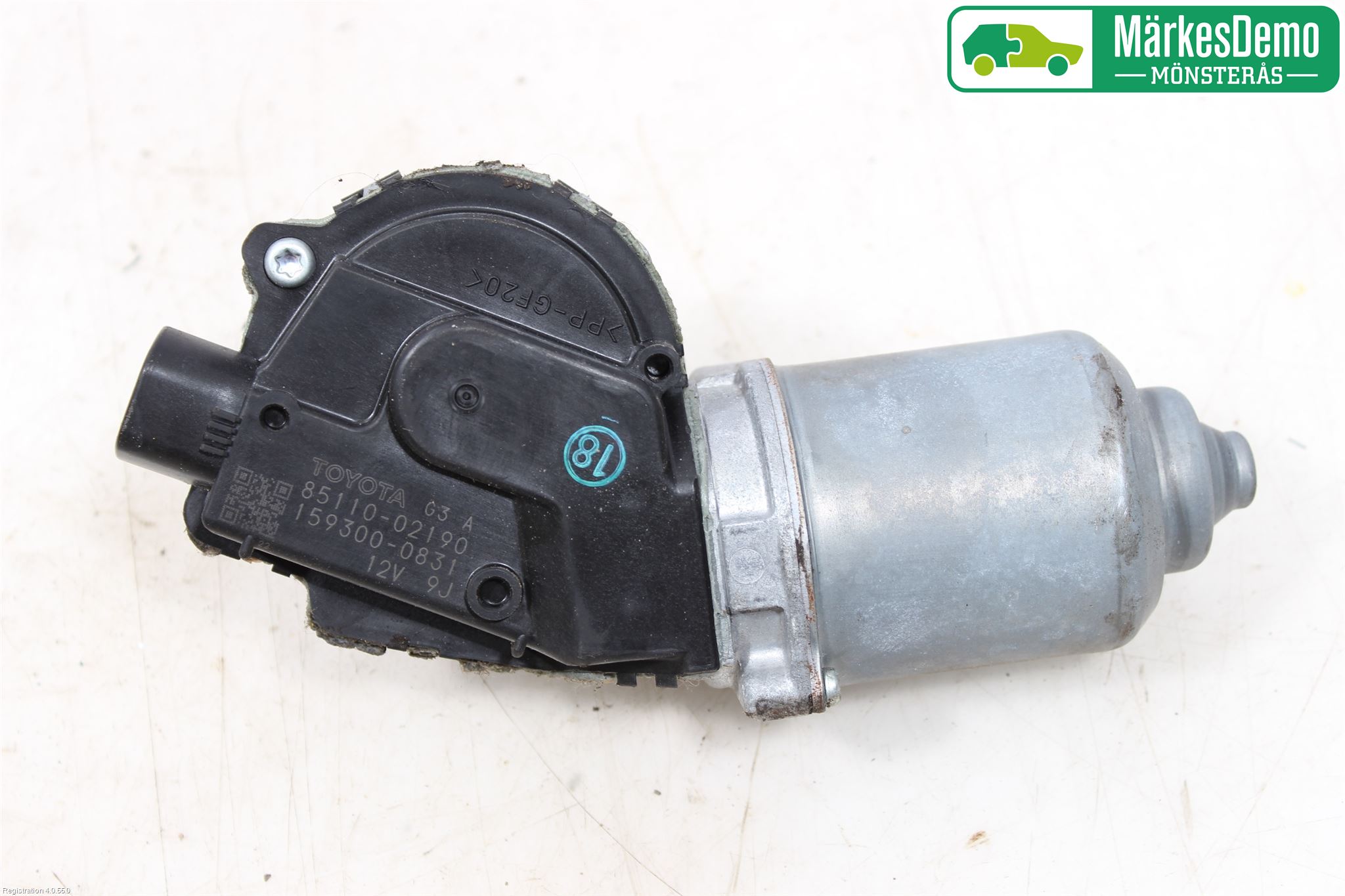 Toyota AURIS 07-09 Torkarmotor Vindruta