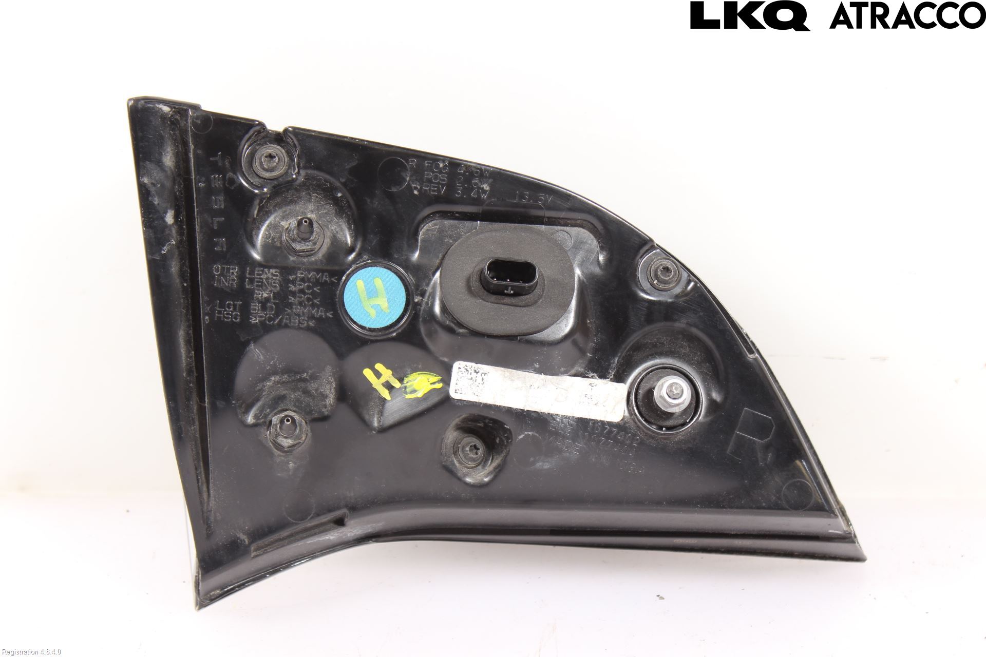 Tesla MODEL 3 17- Bakljus Lucka Hö