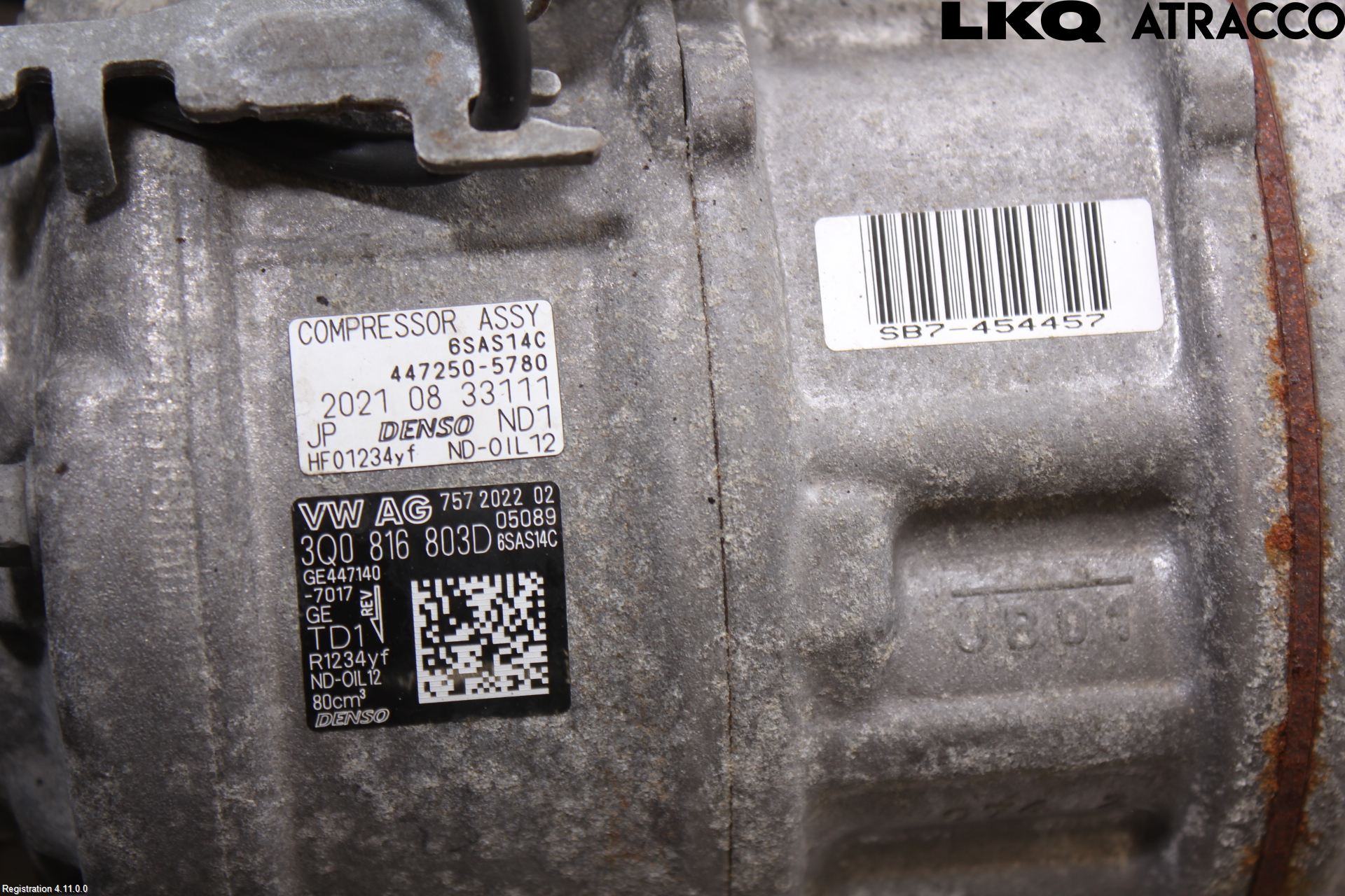 Volkswagen VW PASSAT 15-19 Ac Kompressor