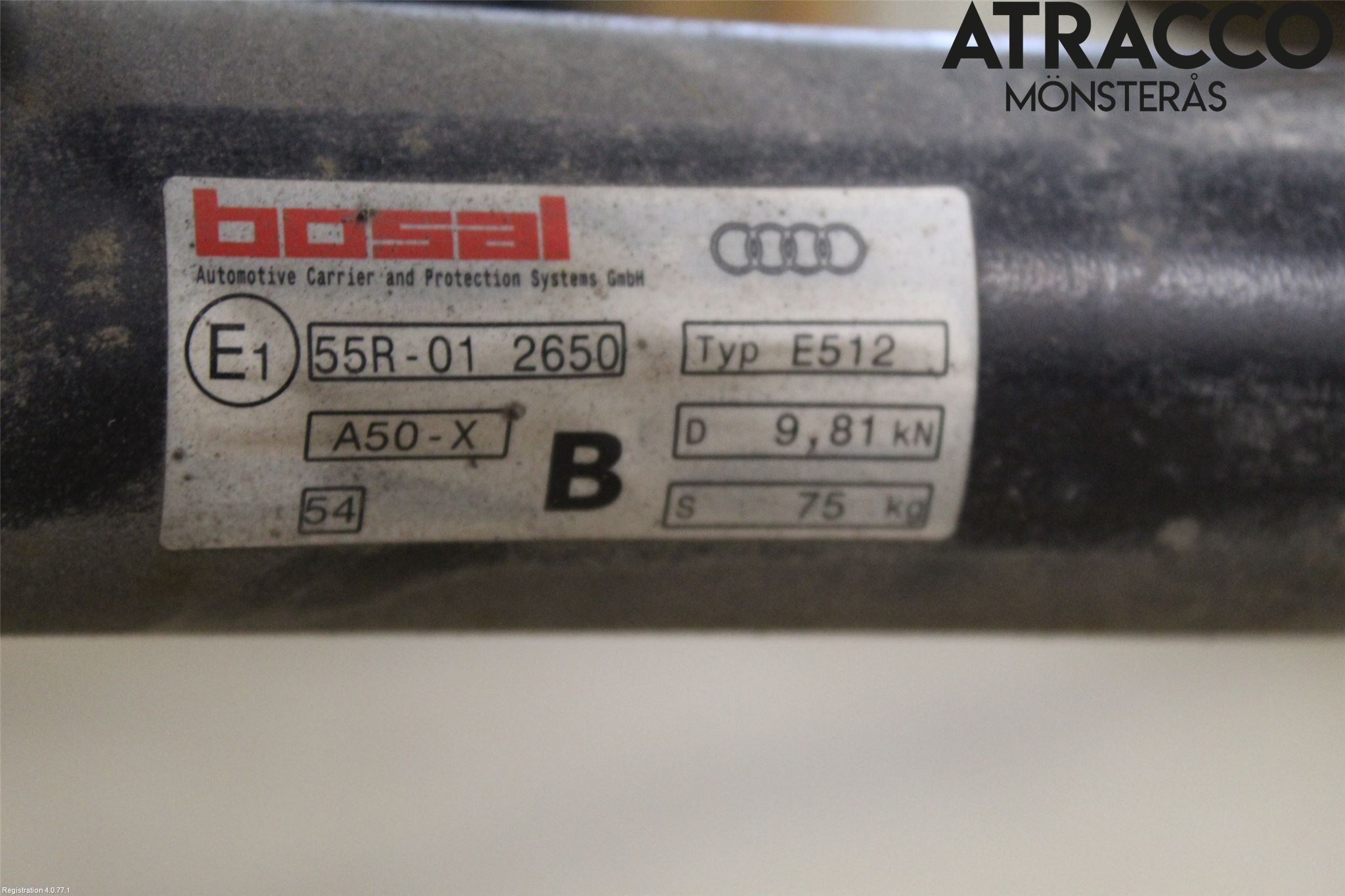 Audi A3/S3 8V 13-20 Dragkrok
