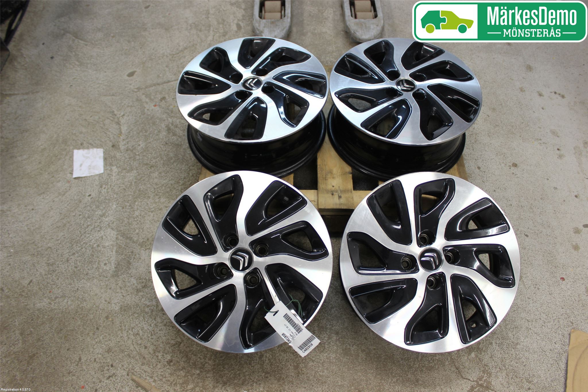 Citroen C3 10-17 Fälgsats Aluminium