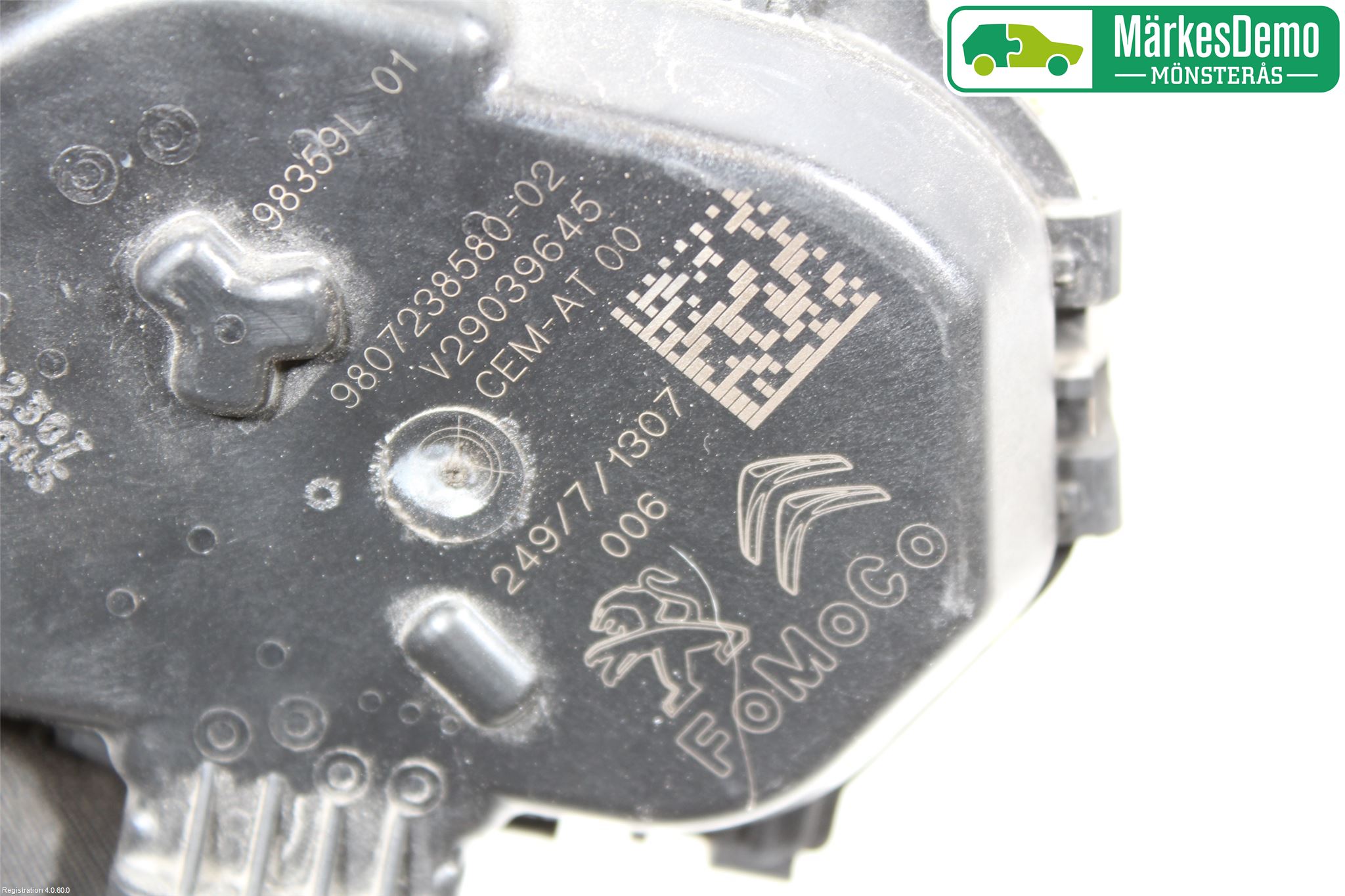 Citroen BERLINGO 08-18 Injspjällhus